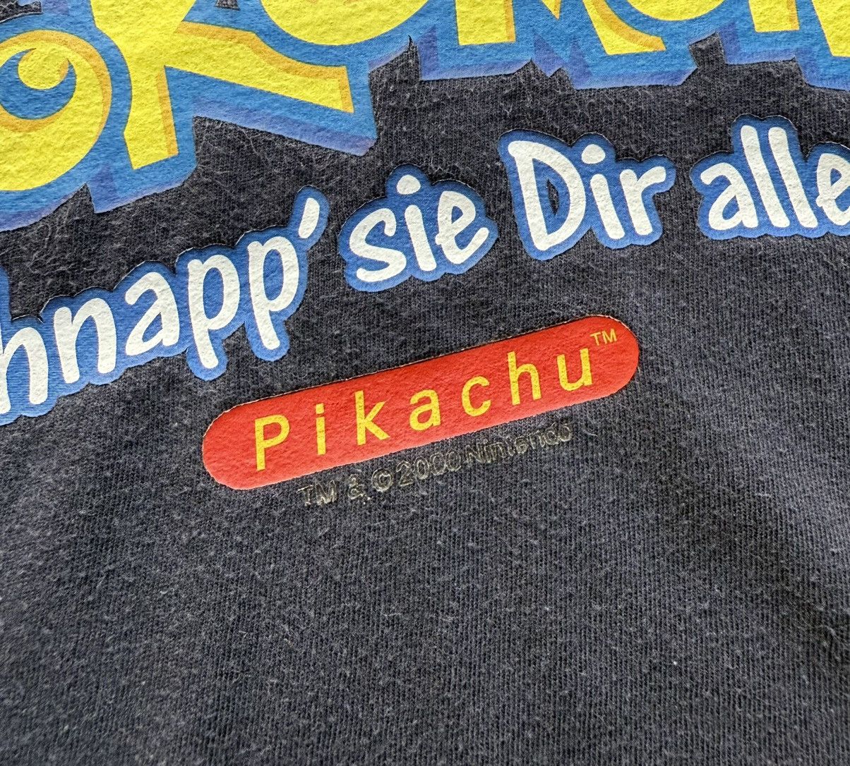 Pokemon Vintage 2000 Nintendo Pokémon Pikachu T-Shirt Movie Tee Size US M / EU 48-50 / 2 - 4 Thumbnail