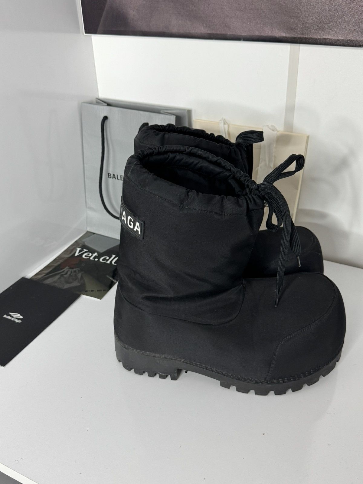 Balenciaga ✅Balenciaga Alaska black nylon boots 39-40 Size US 7.5 / EU 40-41 - 2 Thumbnail