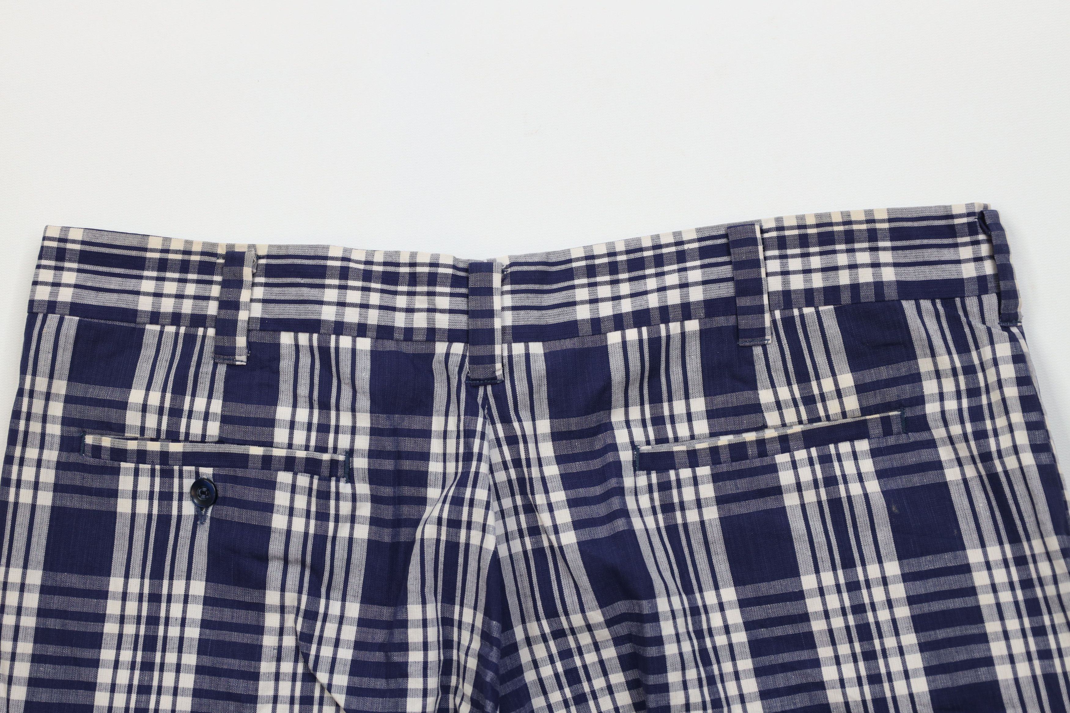 Vintage Vintage 50s 60s Streetwear Above Knee Chino Shorts Blue Size US 38 / EU 54 - 11 Thumbnail