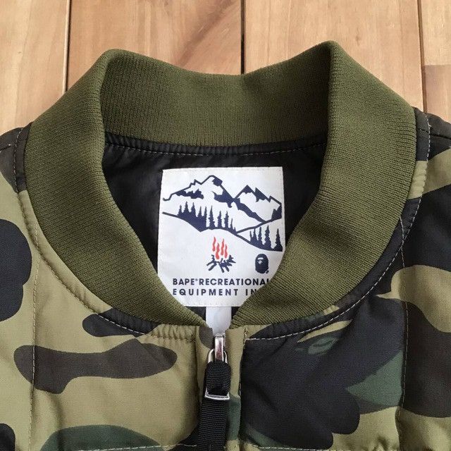 Bape × Nigo BAPE Puffer Down vest 1st camo green a bathing ape NIGO Size US M / EU 48-50 / 2 - 3 Thumbnail