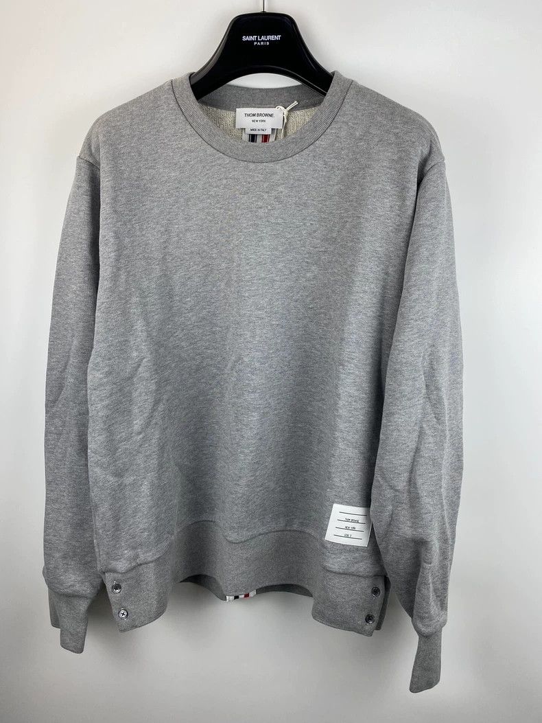Thom Browne Thom Browne color stripes on the back sweatshirt Size US L / EU 52-54 / 3 - 1 Thumbnail