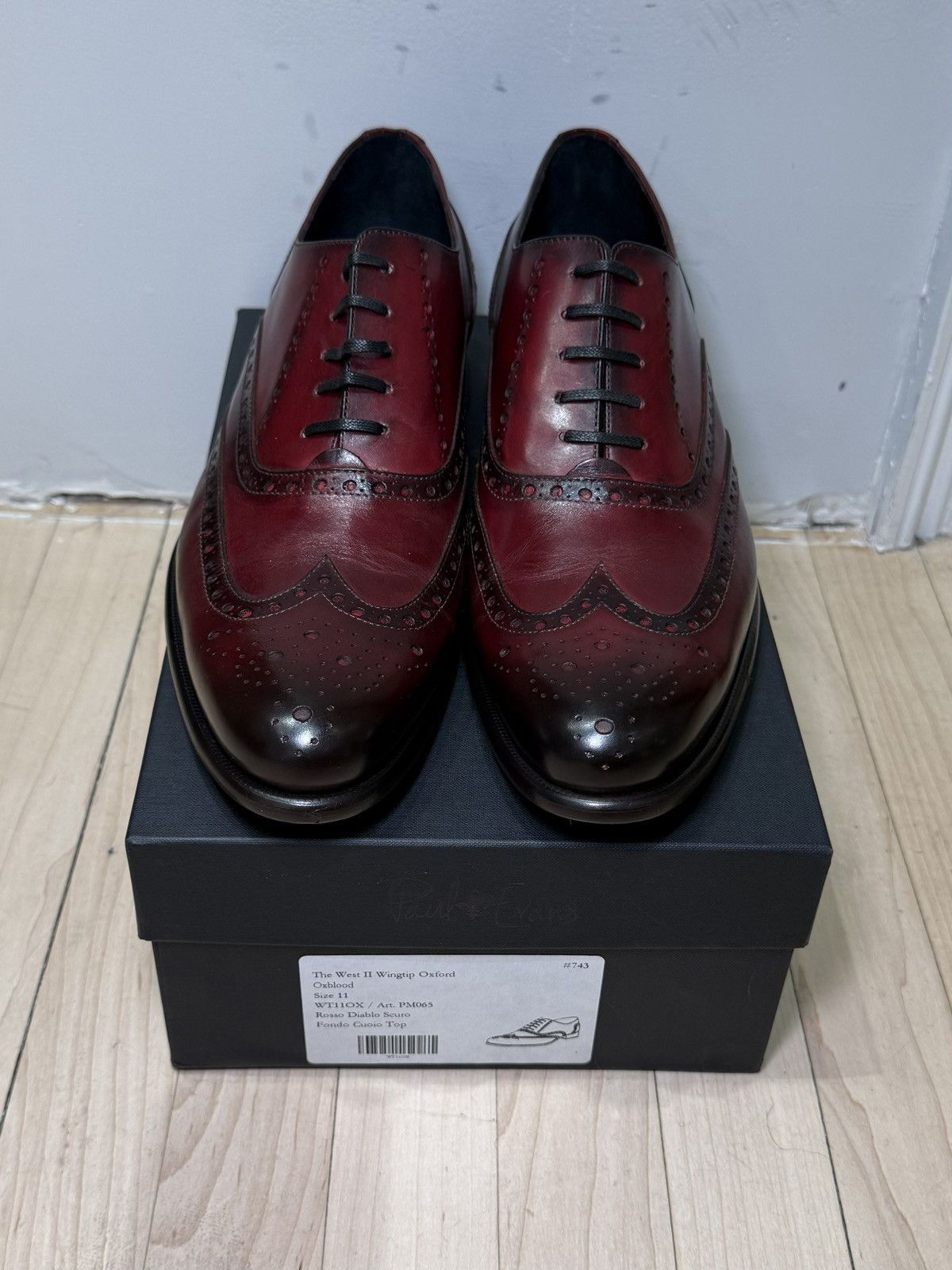Paul Evans Paul Evans | West II Wingtip Oxford Size US 11 / EU 44 - 1 Thumbnail