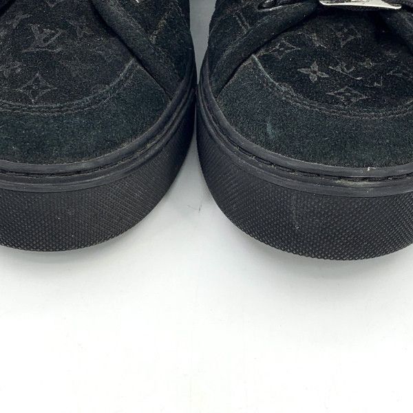 Louis Vuitton Louis Vuitton Black Logo-Printed Lace-Up Short Boots -2508 Size US 7.5 / EU 40-41 - 8 Thumbnail