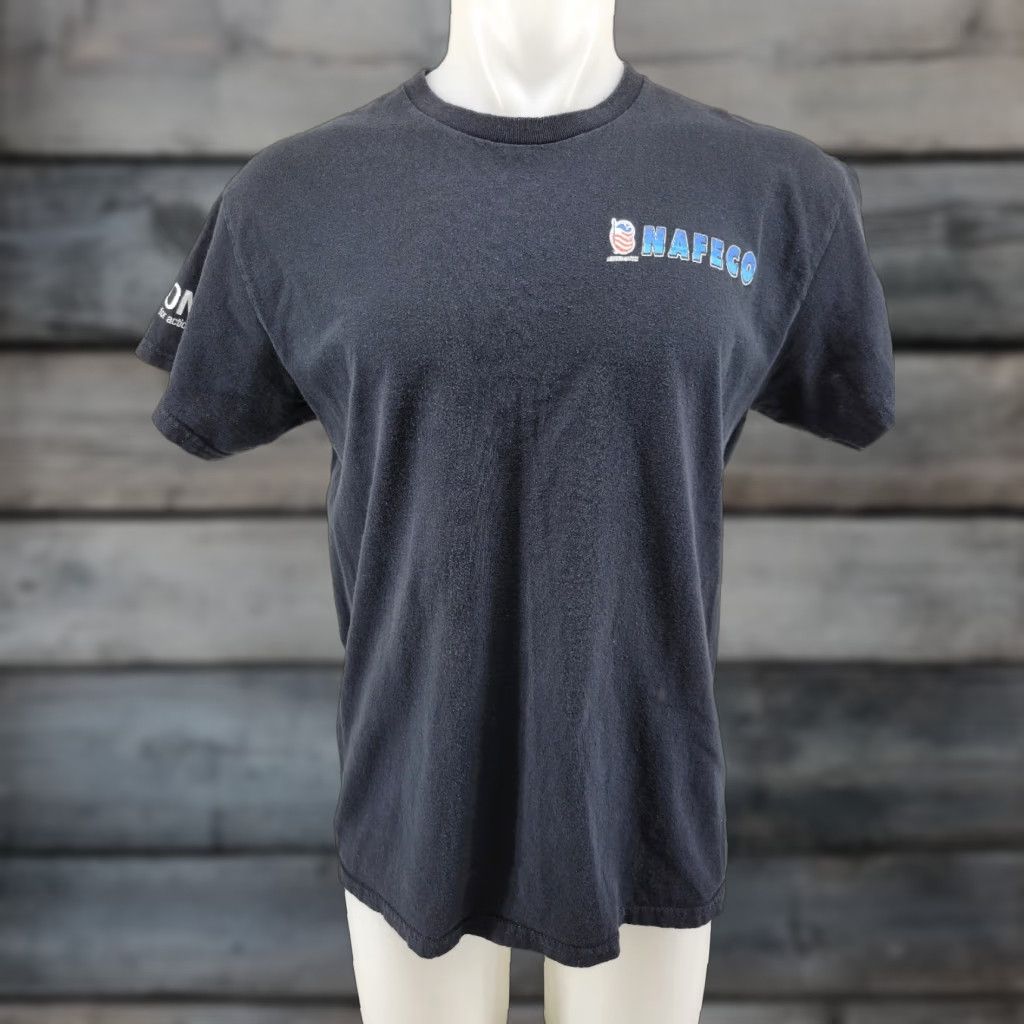 Gildan NAFeco FIREFIGHTERS EMT EQUIPMENT LION Ready For Action Black Large t shirt Size US L / EU 52-54 / 3 - 1 Thumbnail