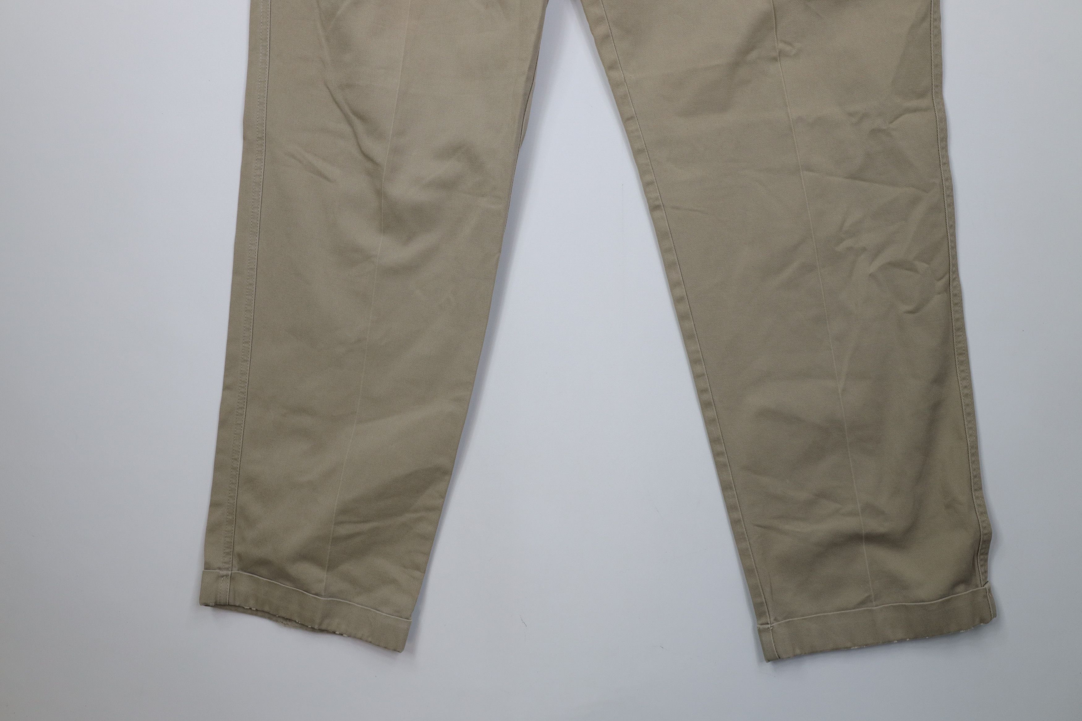 Ralph Lauren Vintage 90s Chaps Ralph Lauren Wide Leg Chino Pants Beige Size US 40 / EU 56 - 4 Thumbnail