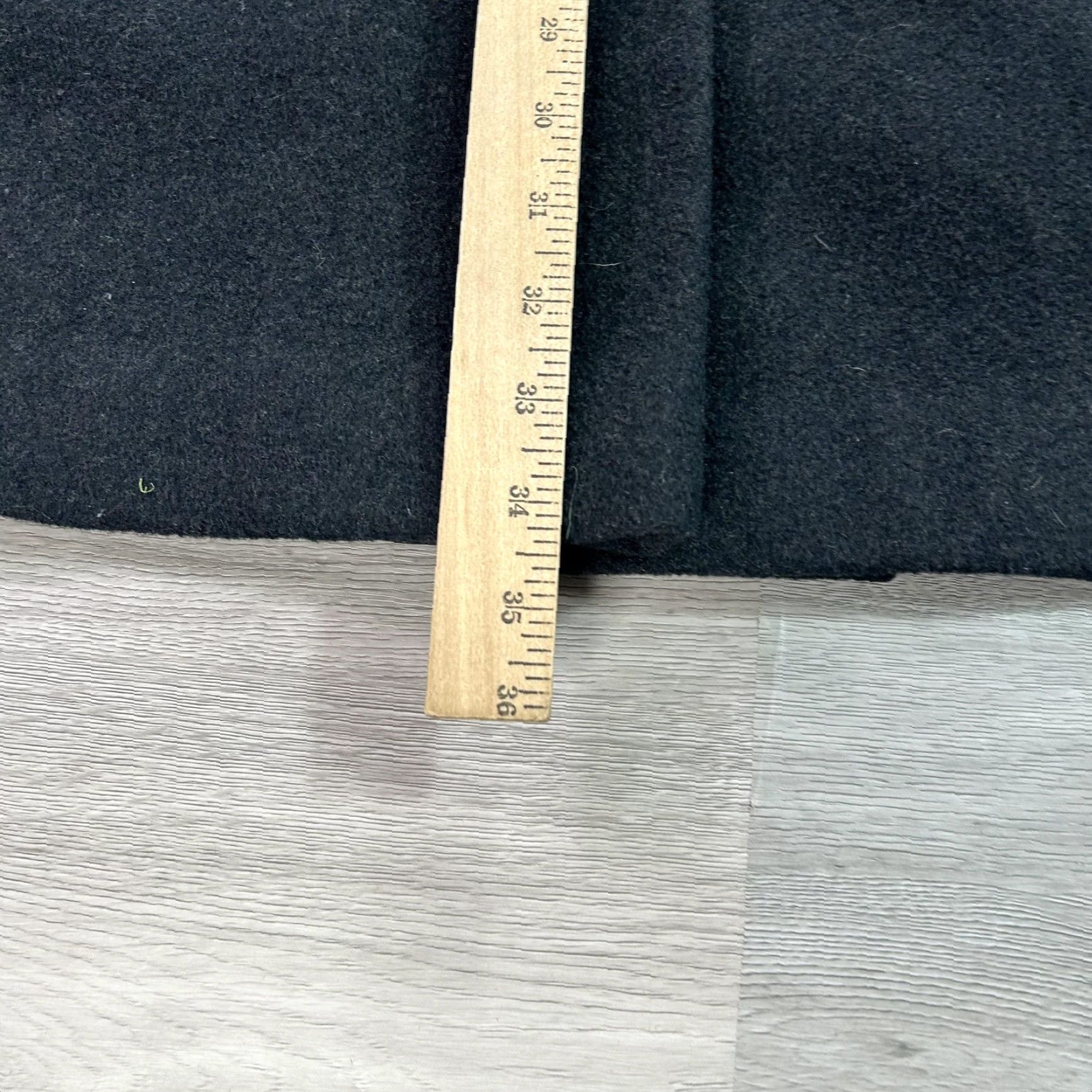 Vintage Kristen Blake Coat Womens Small Black Wool Cashmere Blend Lined Made USA Pockets Mid-Length Button Single-Breasted Overcoat Size S / US 4 / IT 40 - 7 Thumbnail