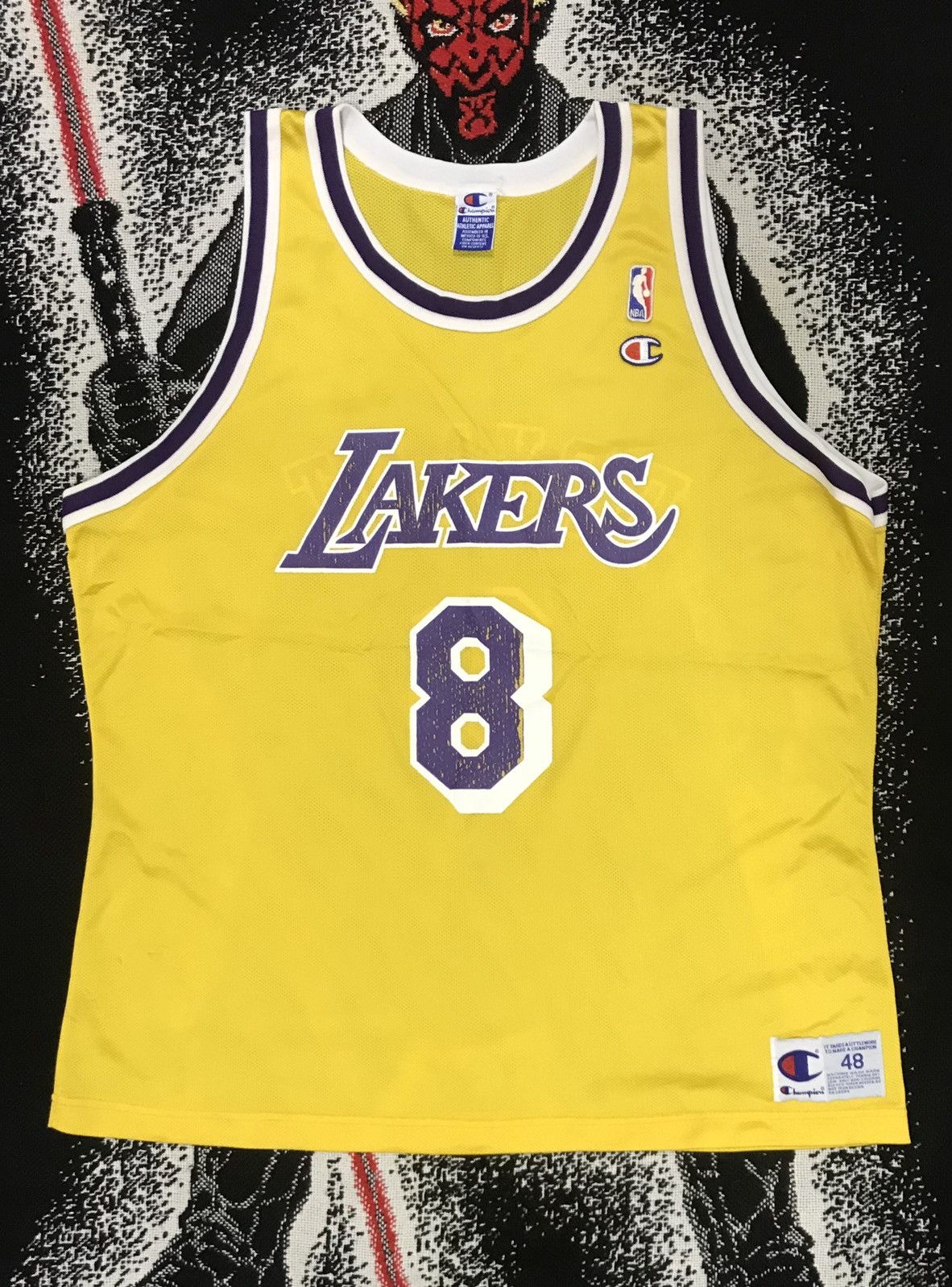 90s Los Angeles Lakers Kobe Bryant NBA Jersey Champion