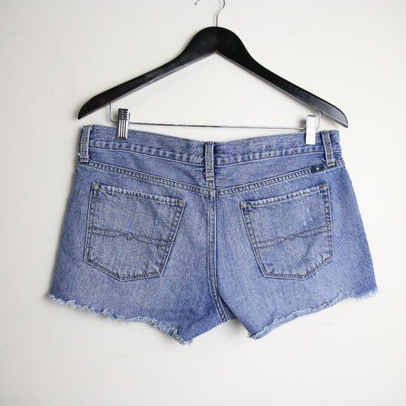 Lucky Brand Lucky Brand The Cut Off Rigid Denim Mid-Rise Shorts Size 34" / US 12 / IT 48 - 7 Thumbnail