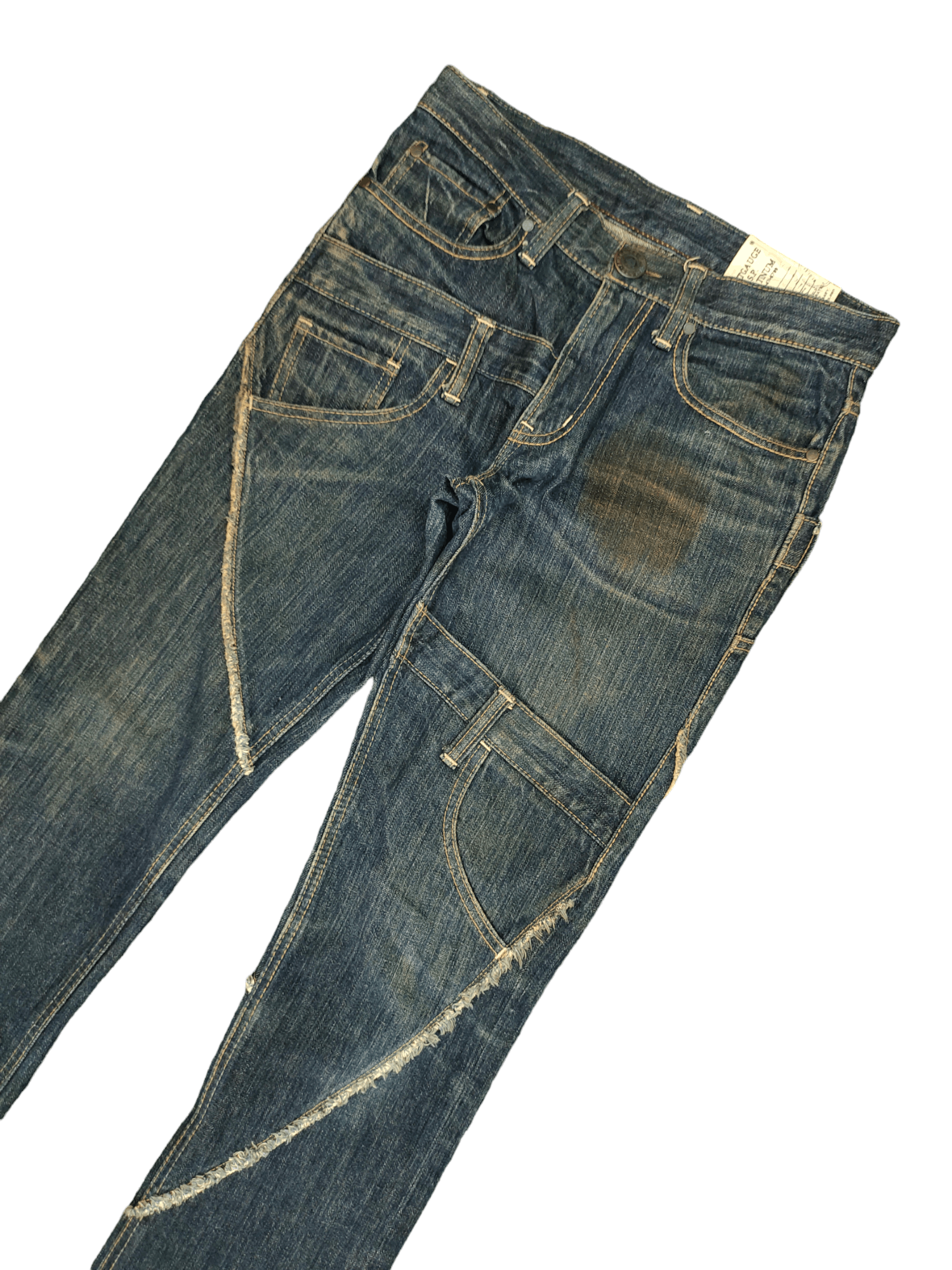 Kapital Antgauge Double Waist Cut & Sew Denim Jeans Hysterics Style Size US 30 / EU 46 - 5 Thumbnail
