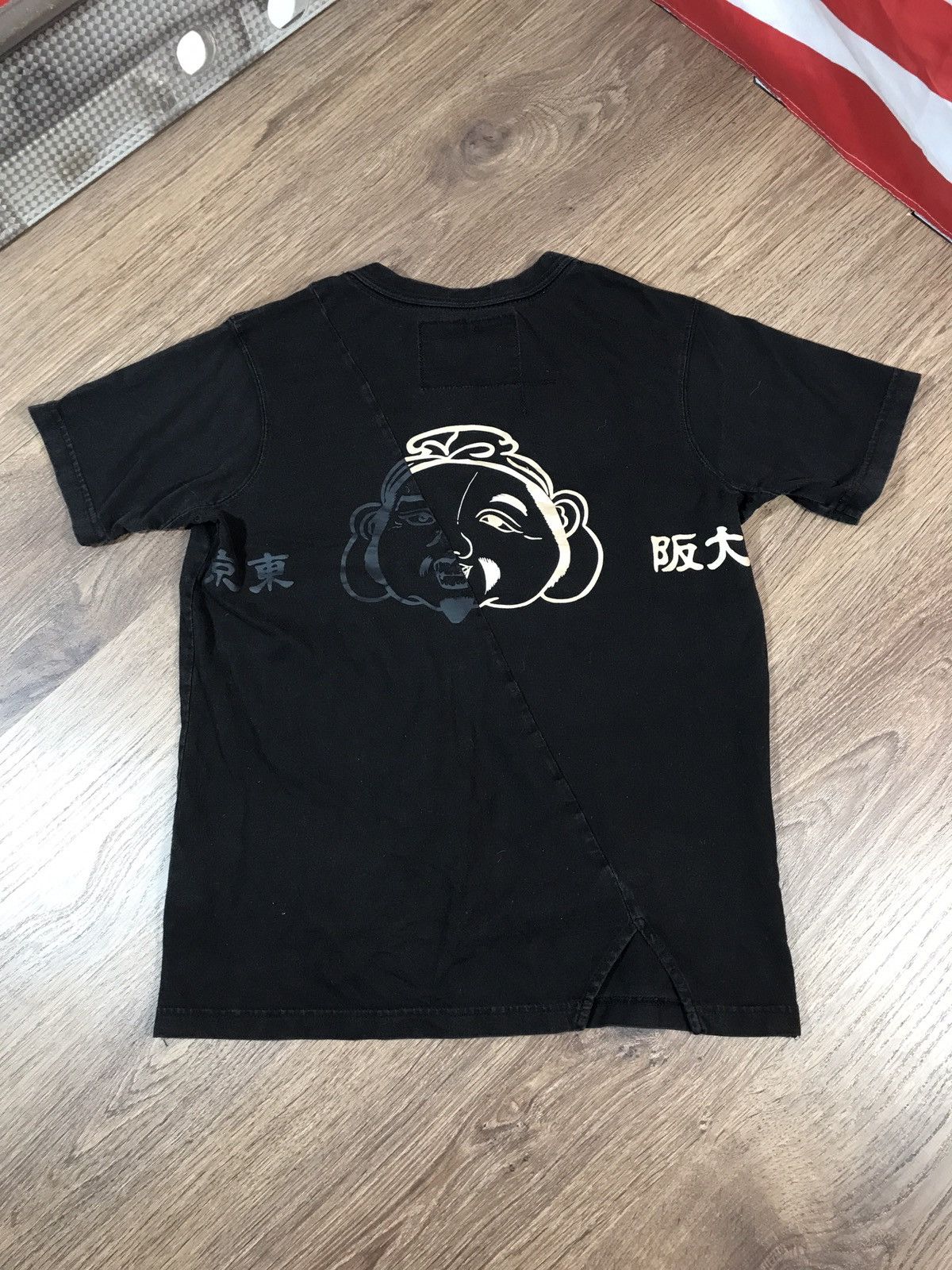 Evisu × Vintage Vintage Evisu T Shirt Black Graphic Print Size M / US 6-8 / IT 42-44 - 14 Thumbnail