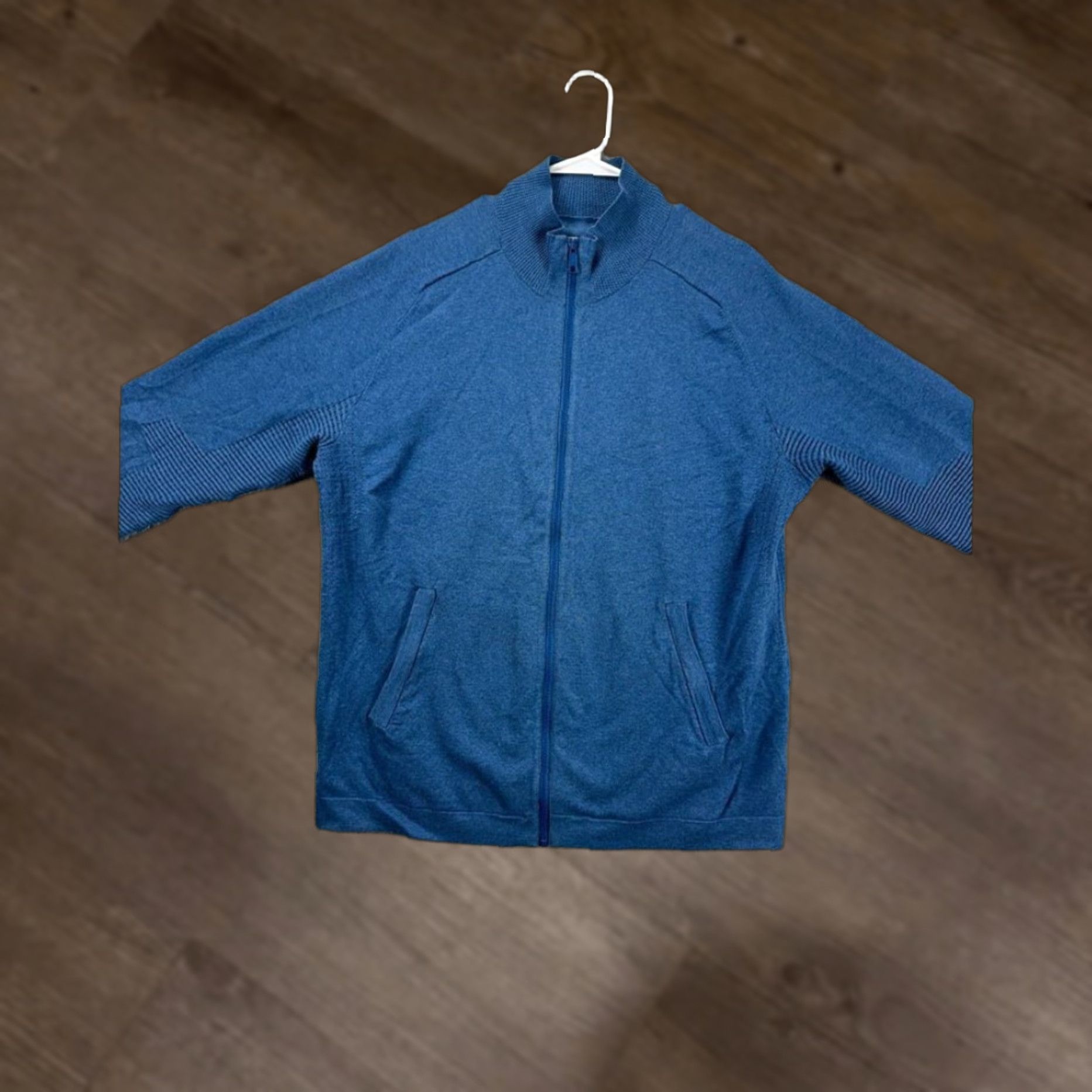 Duluth Trading Company Duluth Trading Co. Sweatshirt Adult Large Blue Full Zip Nylon Blend Mens Shirt Size US L / EU 52-54 / 3 - 1 Thumbnail