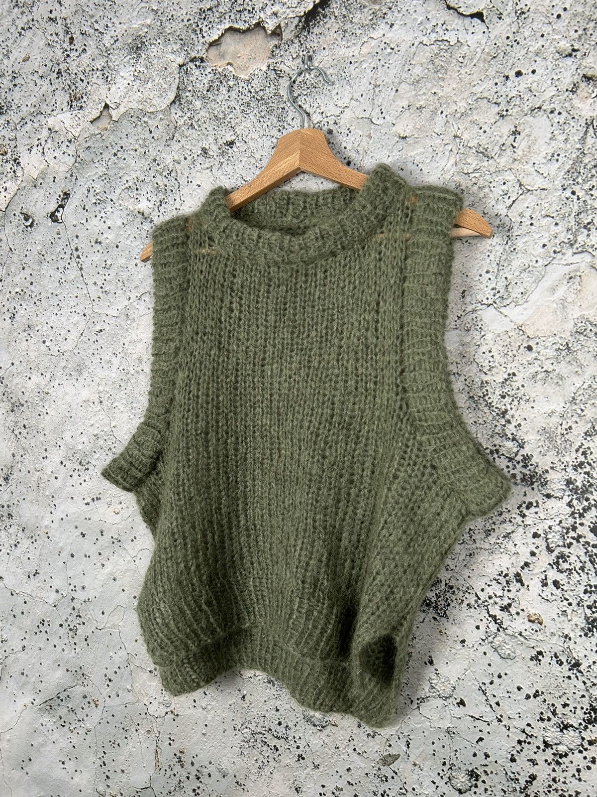 Other Vintage Mohair Wool Vest Avantgarde Alternative Grunge Size US S / EU 44-46 / 1 - 2 Thumbnail