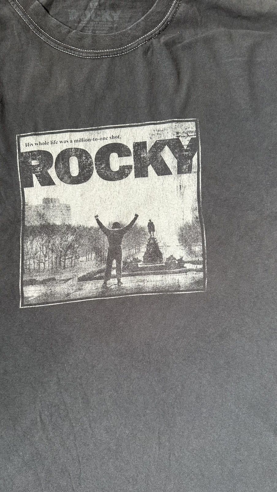 Vintage VINTAGE ROCKY MOVIE TEE Size US XL / EU 56 / 4 - 2 Thumbnail
