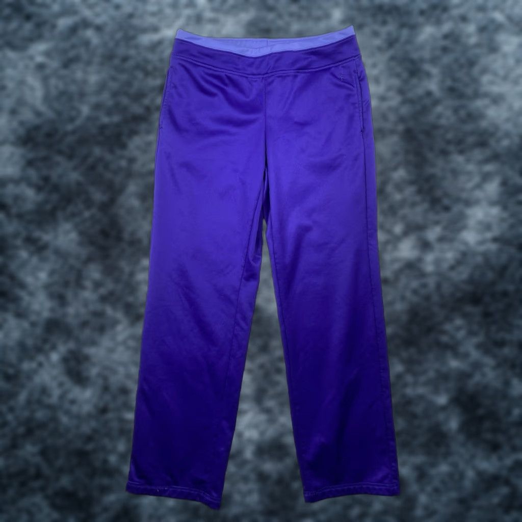 Vintage VINTAGE Danskin Now Sweatpants Womens M Purple Drawstring Waist Lounge Stretch Lined Size 32" / US 10 / IT 46 - 1 Thumbnail