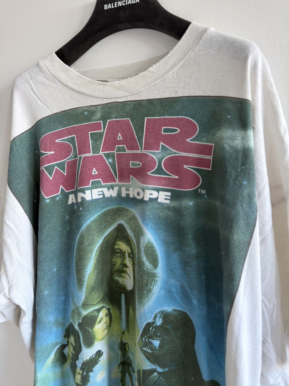 Star Wars *RARE* 1995 STAR WARS A NEW HOPE SKYWALKER VINTAGE JEDI TEE Size US XL / EU 56 / 4 - 2 Thumbnail