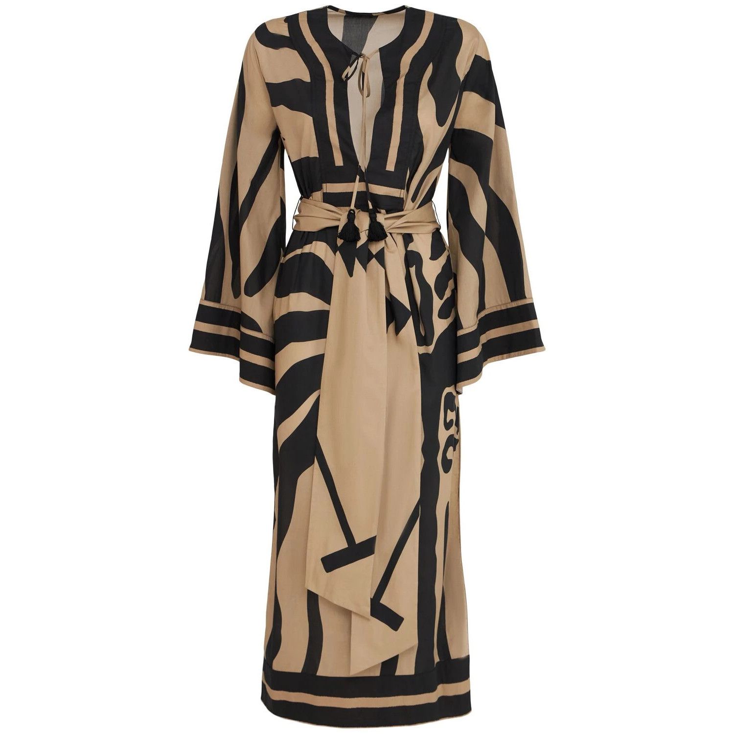 JOHANNA ORTIZ Sand/Black Dress New & Authentic (Women's size