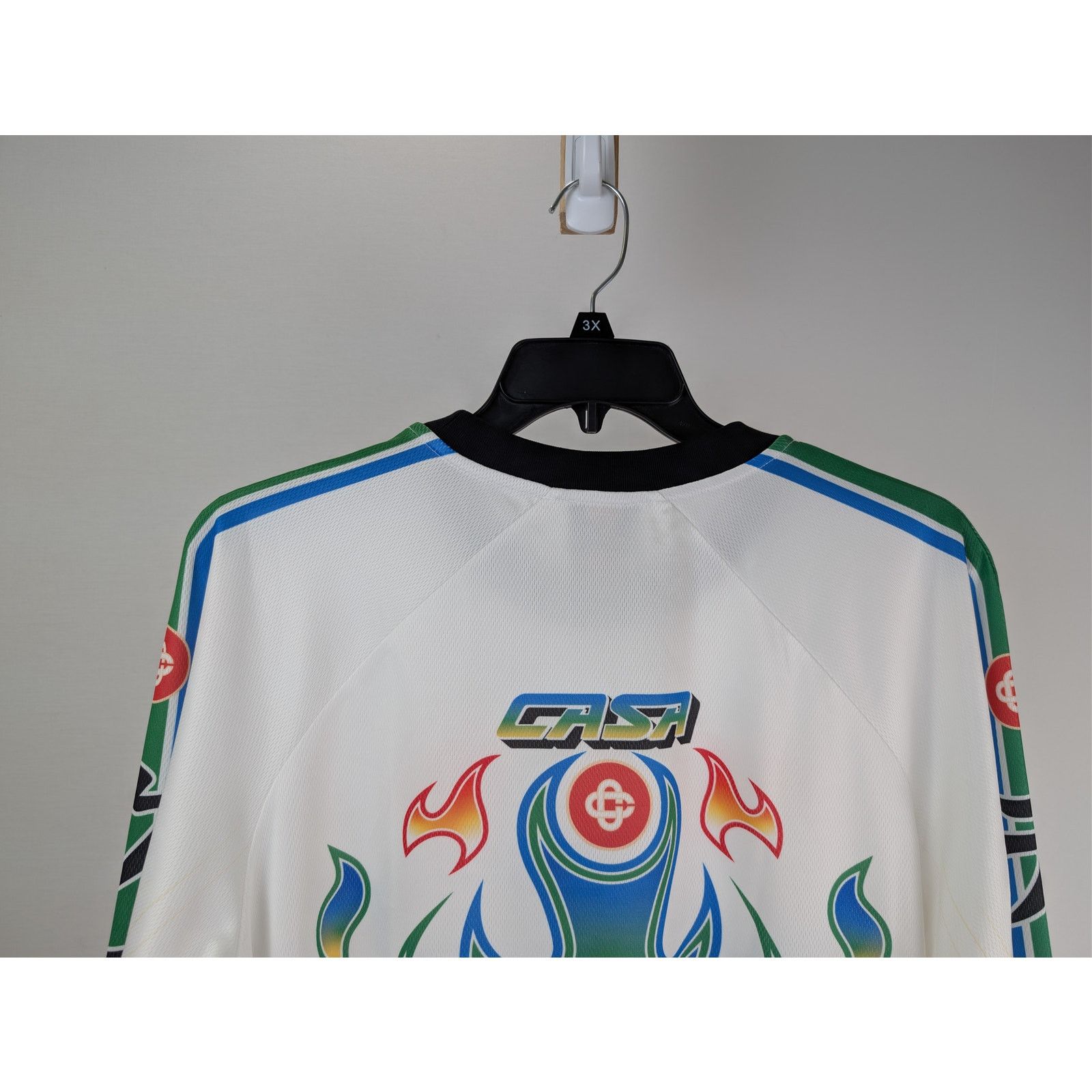 Casablanca o1rshd1 Sleeve Football Tee Perforated Jersey Sweatshirt 3XL Size US XXL / EU 58 / 5 - 11 Thumbnail