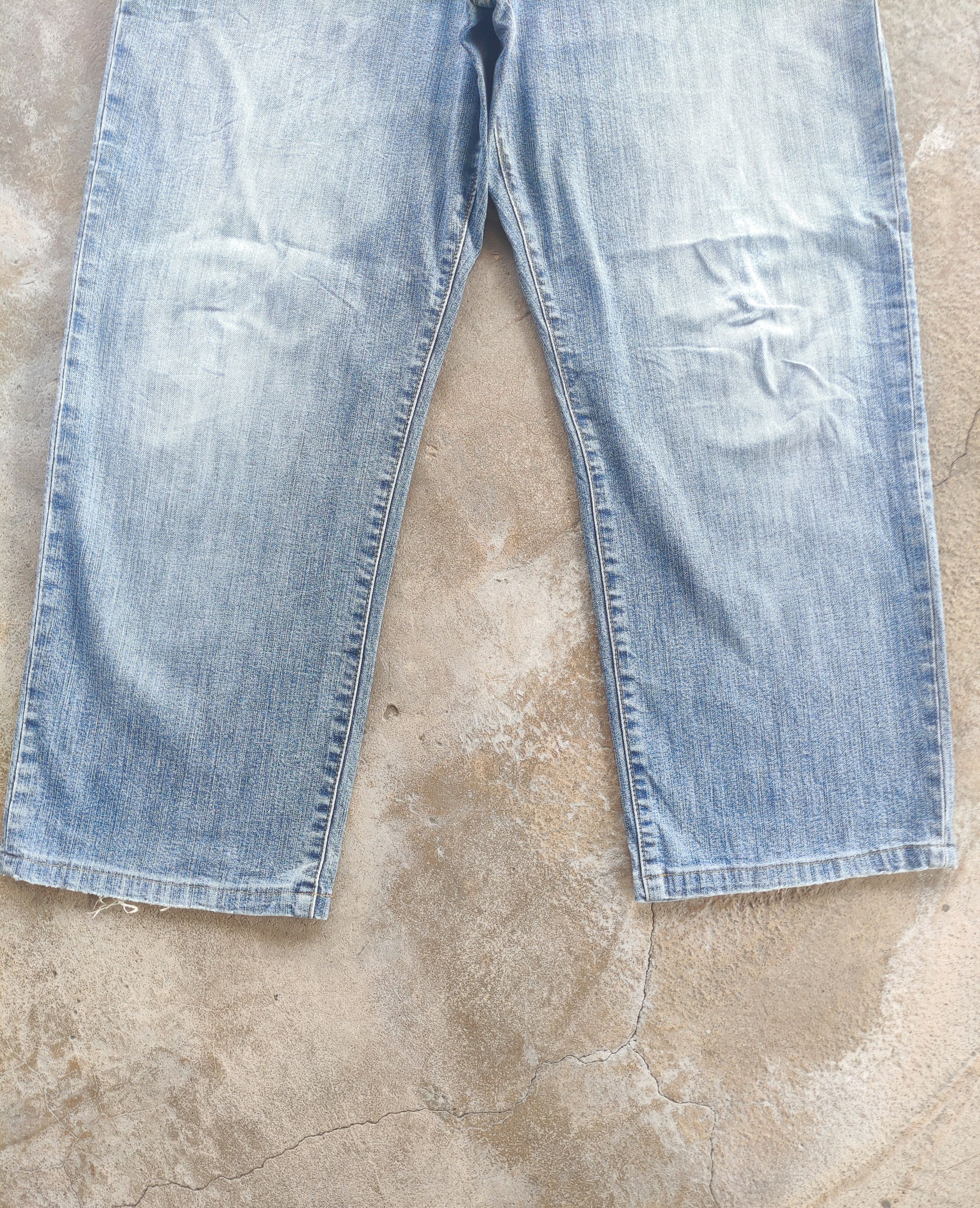 Japanese Brand Vintage Japanese Brand Baggy Denim Faded Pants Size US 35 - 4 Thumbnail