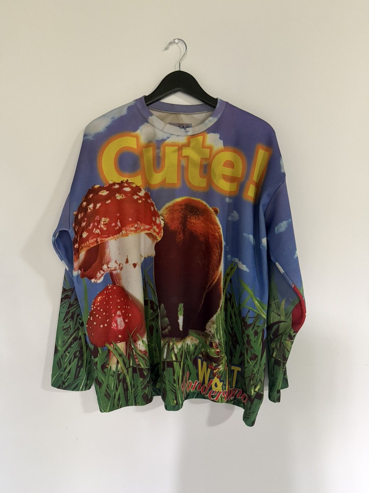 Walter Van Beirendonck FW1996 Runway W&LT Cute! Bear Sweatshirt Size US XL / EU 56 / 4 - 2 Thumbnail