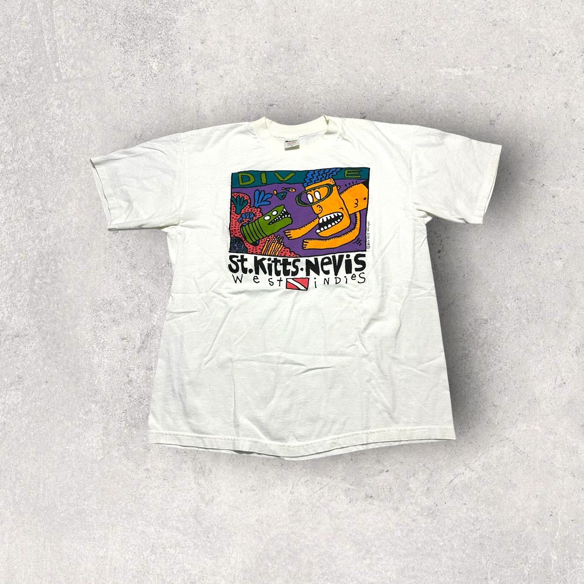 Vintage Vintage St. Kitts and Nevis tee Size US XL / EU 56 / 4 - 1 Thumbnail