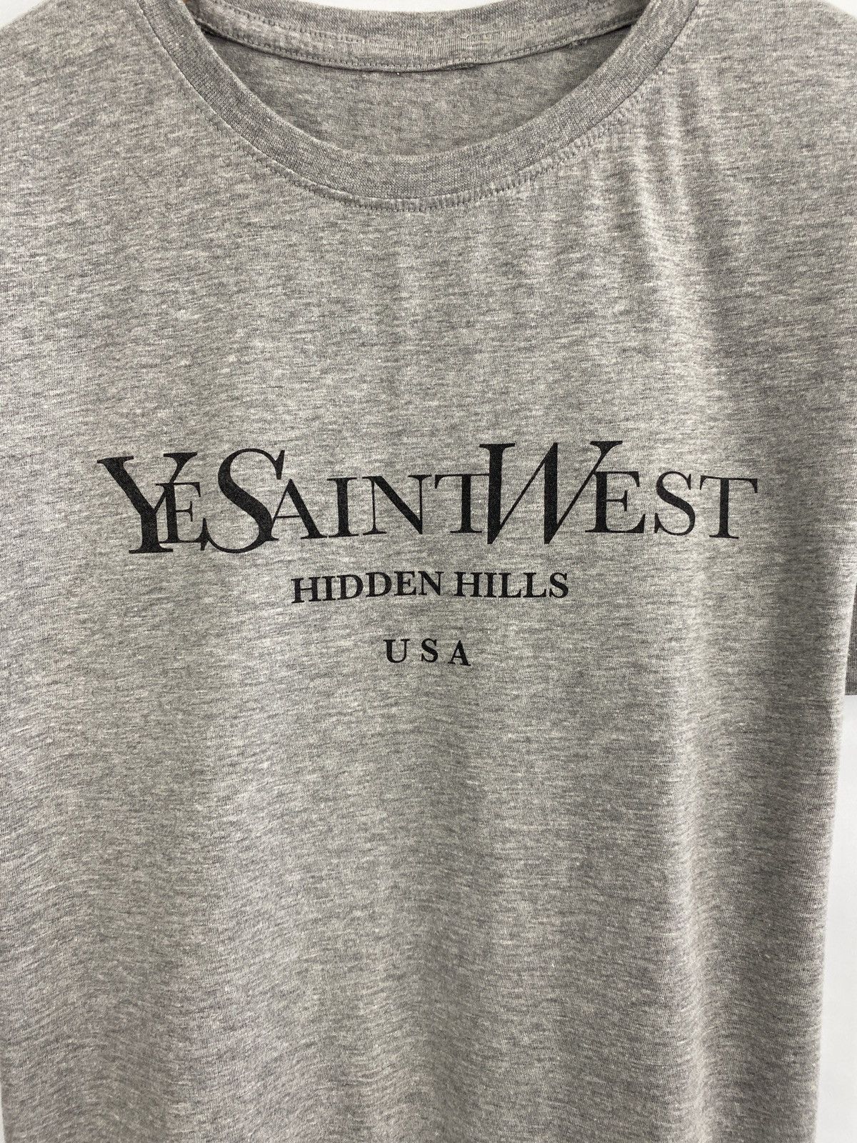 4GSELLER 🇺🇸 Ye Saint West Hidden Hills USA Kanye West Print Logo T-Shi Size US M / EU 48-50 / 2 - 4 Thumbnail