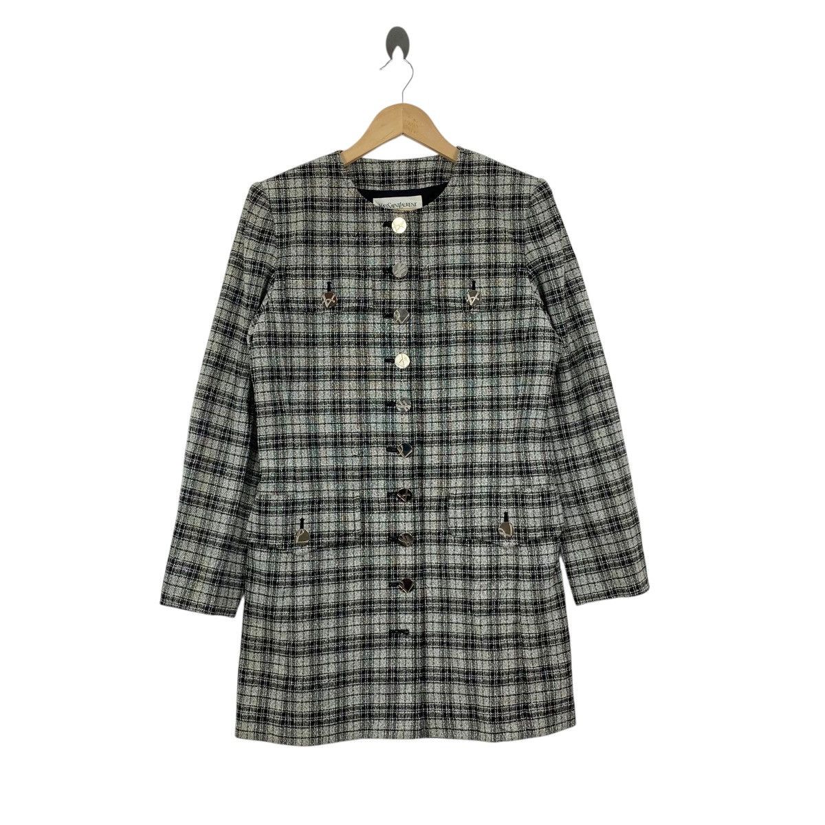 Yves Saint Laurent Vintage YVES SAINT LAURENT YSL Double Breasted Pea Coat Size S / US 4 / IT 40 - 1 Thumbnail