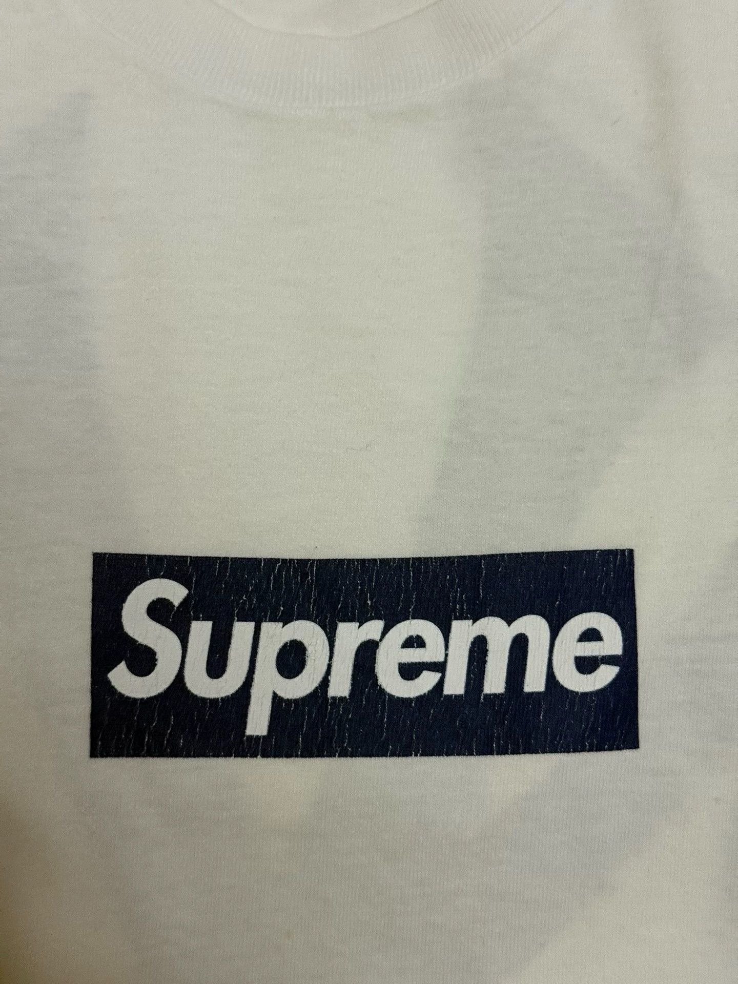 Supreme Supreme Yankees Box Logo SS Tee M Good Box Cracked Size US M / EU 48-50 / 2 - 2 Thumbnail