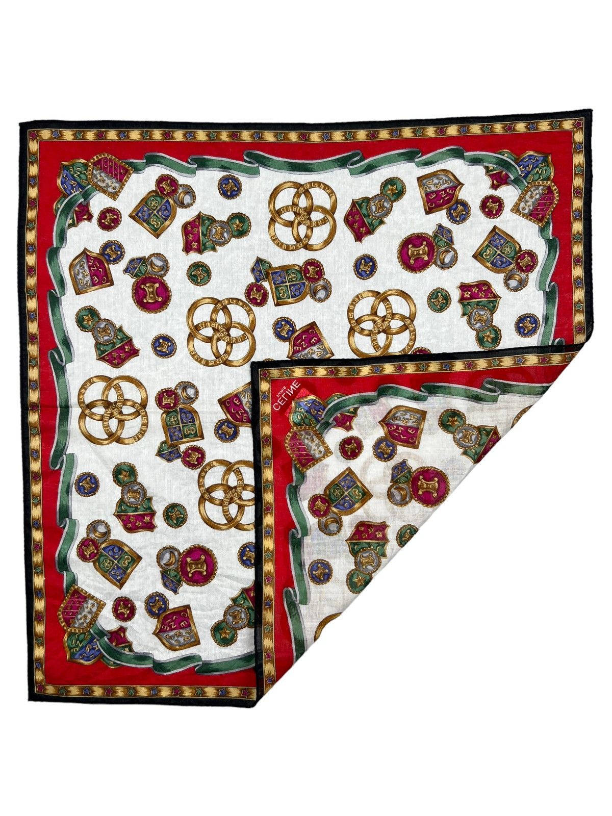 Celine Celine Handkerchief Neckerchief Bandana Pocketsquare Size ONE SIZE - 4 Thumbnail