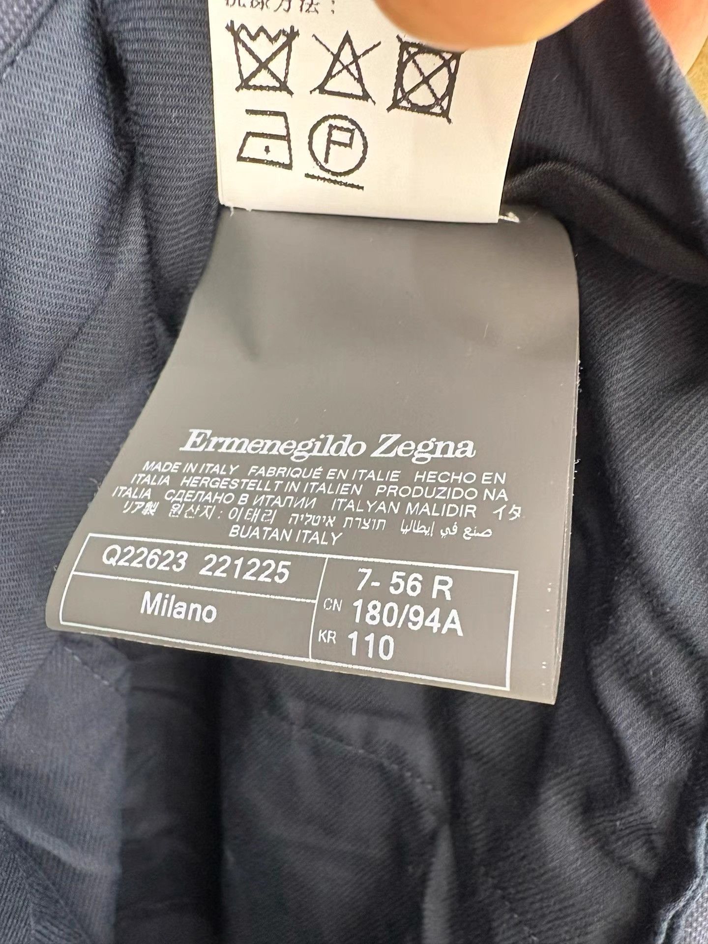 Ermenegildo Zegna Zegna Main Line Wool Dress Pants K29 Size US 40 / EU 56 - 4 Thumbnail