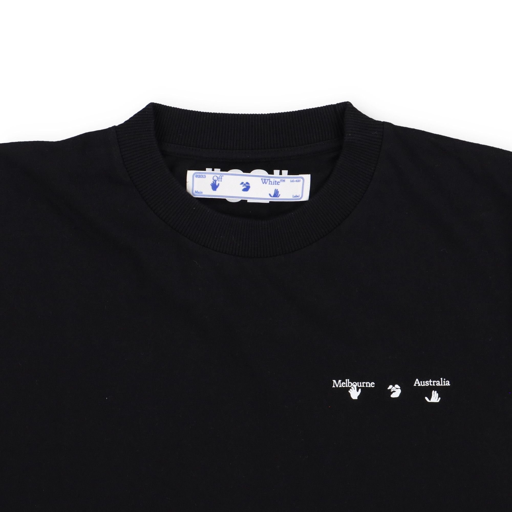 Off-White Black Melbourne Exclusive Arrows T-Shirt Size US XS / EU 42 / 0 - 3 Thumbnail