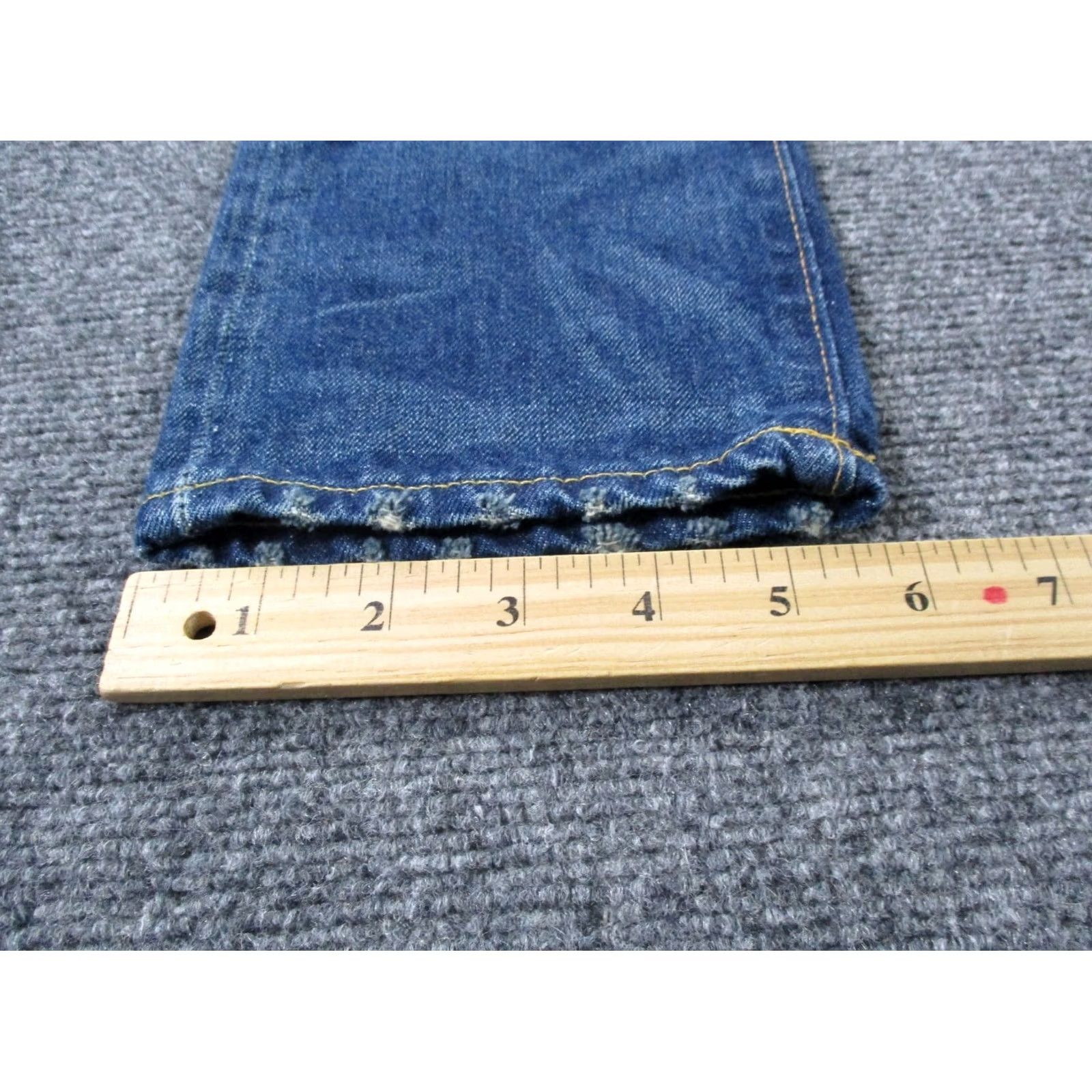 Vintage RRL Ralph Lauren Jeans Men 28 X 32 Denim Slim Straight Selvedge Stretch Size US 28 / EU 44 - 5 Thumbnail