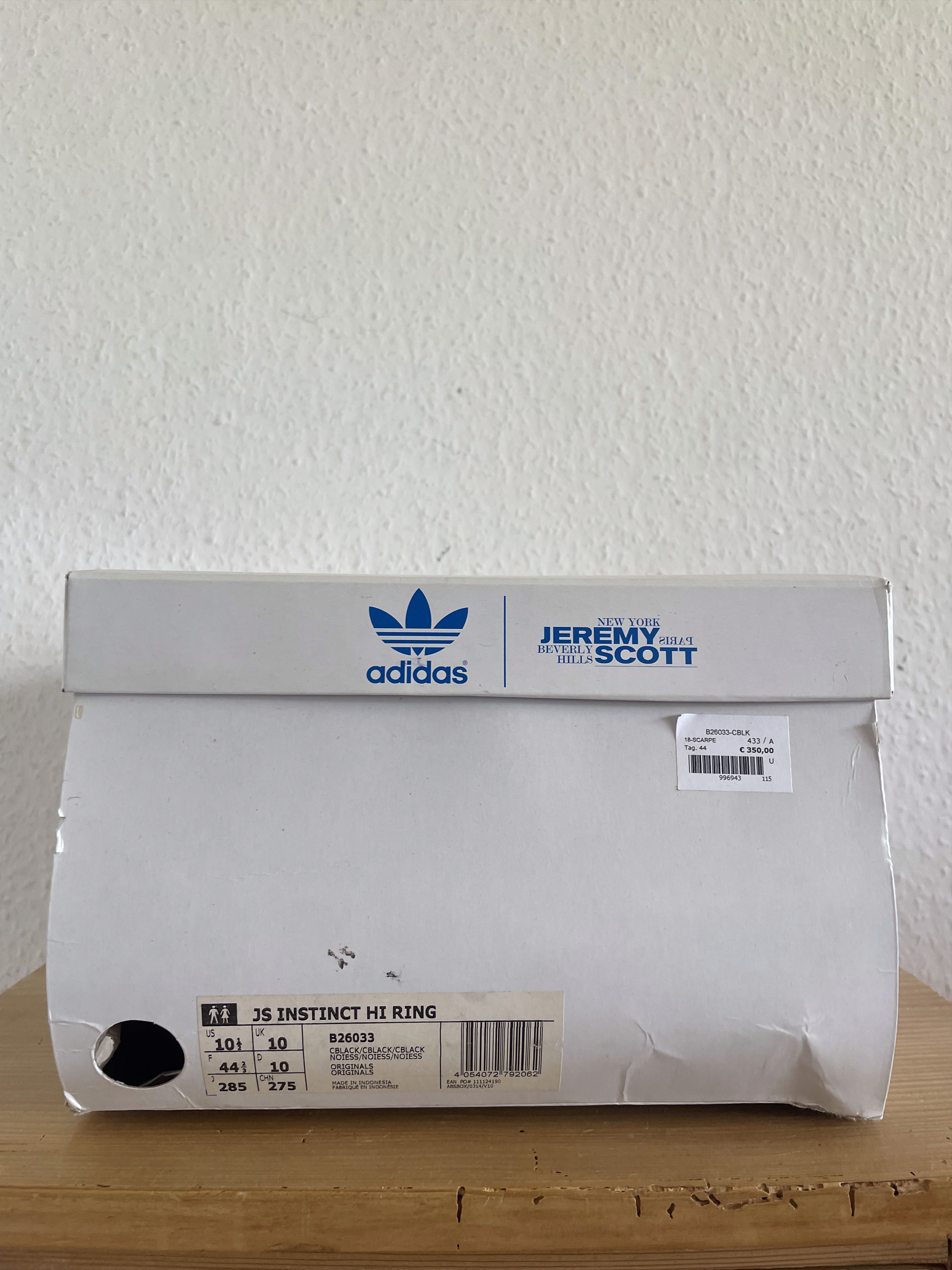 Adidas × Jeremy Scott JS Instinct Hi Ring Black Size US 10.5 / EU 43-44 - 20 Thumbnail