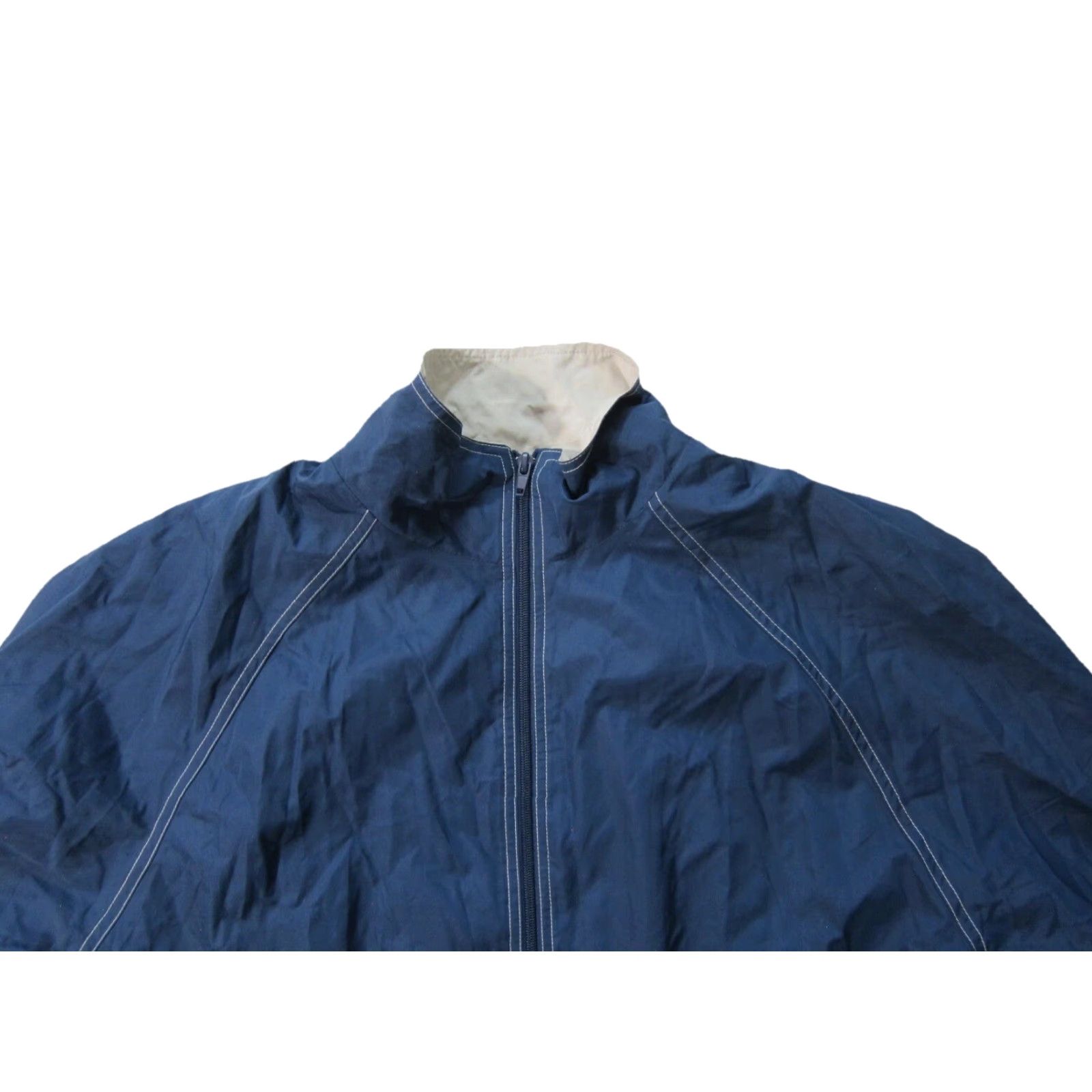 Vintage VINTAGE TravelSmith Blue Beige Lightweight Zip Windbreaker Track Jacket Men L Size US L / EU 52-54 / 3 - 5 Thumbnail