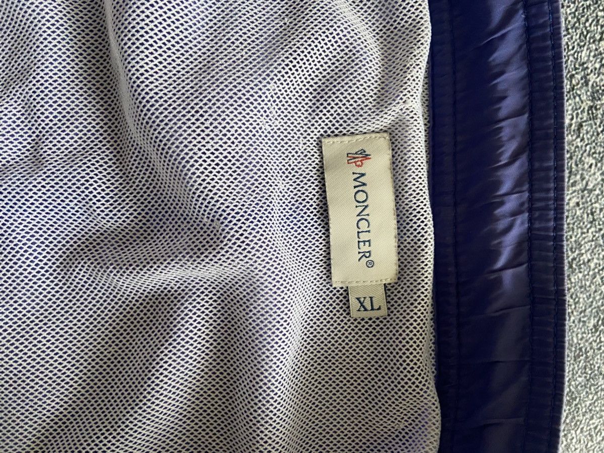 Moncler Moncler Men’s Swim Shorts Navy Blue Logo Side Stripe Size US 35 - 7 Thumbnail