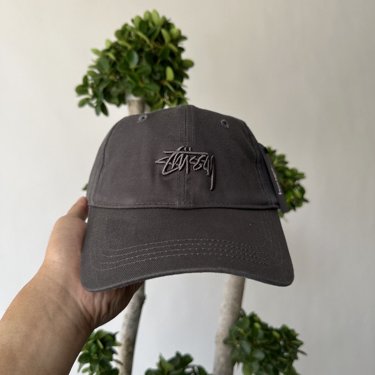 Stussy Stussy Cap Hat Grey Size ONE SIZE - 2 Thumbnail