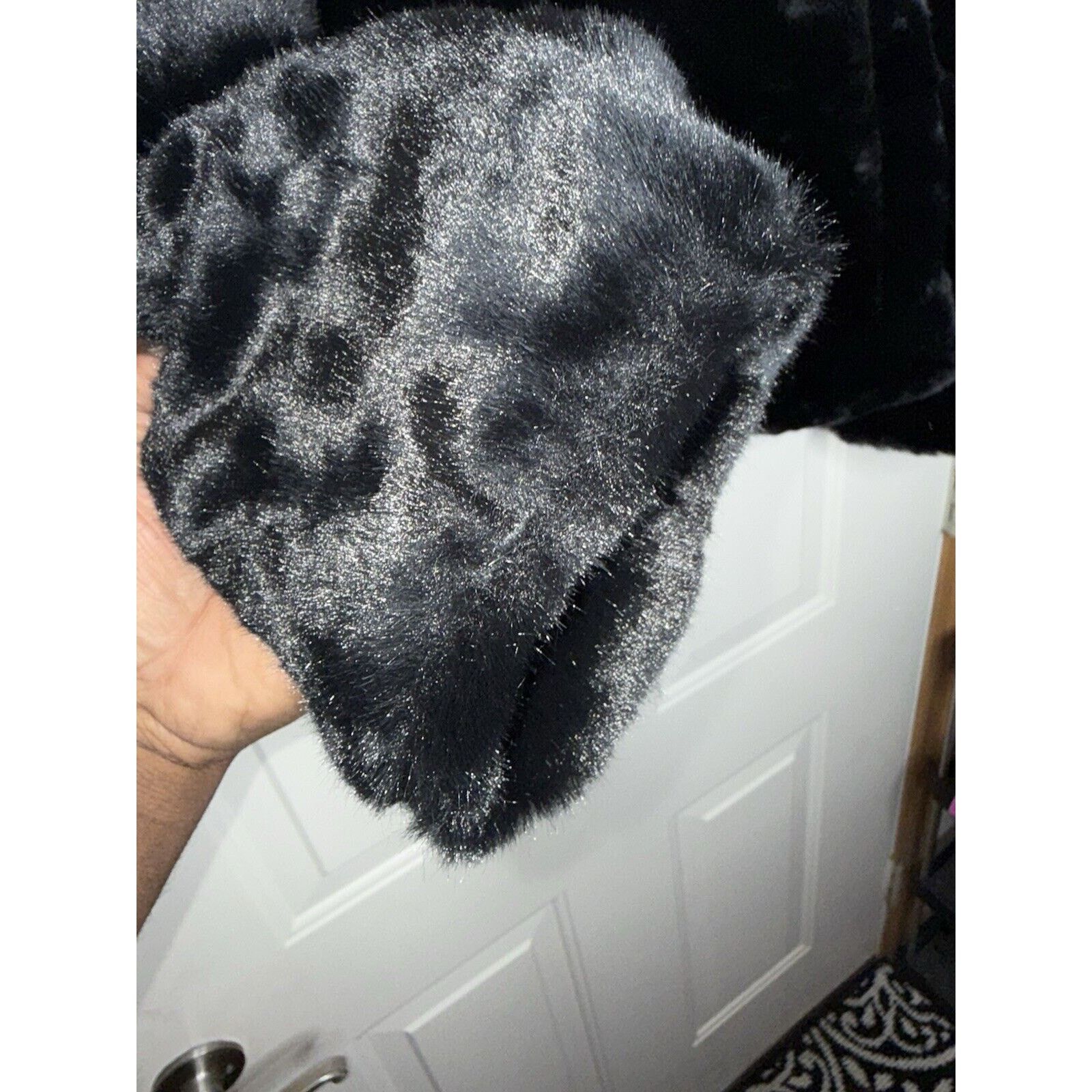 Zara Zara Faux Fur Bomber Jacket Black Coat Women’s Medium Parka Size M / US 6-8 / IT 42-44 - 7 Thumbnail
