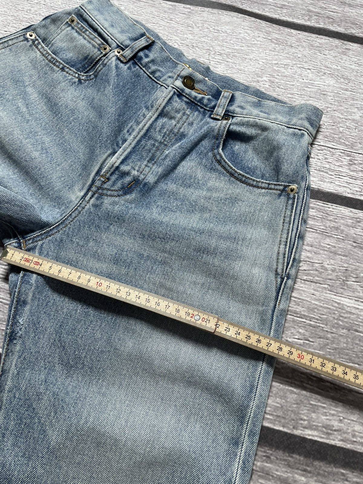 Saint Laurent Paris Saint Laurent Paris D35 Japanese Denim Jeans Size US 27 - 15 Thumbnail