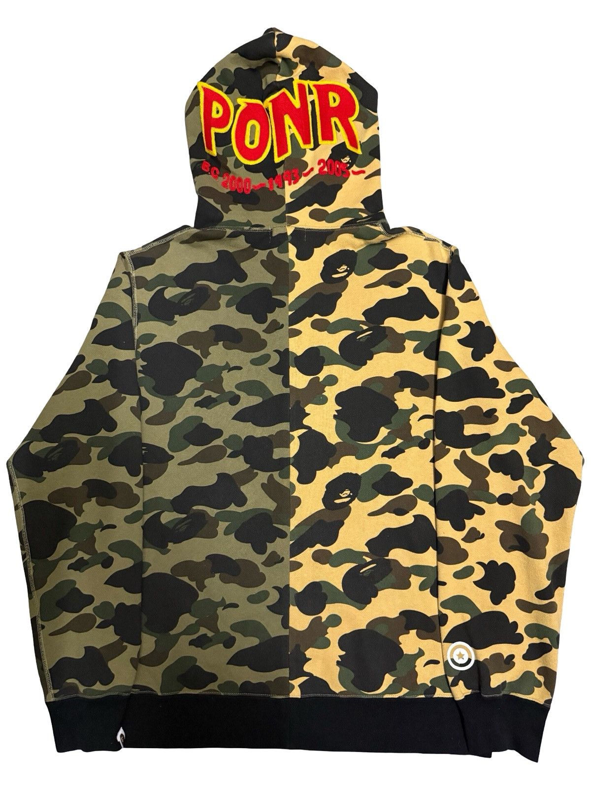 Bape A Bathing Ape 1st Camo Half Shark Full Zip Hoodie Size US XXL / EU 58 / 5 - 2 Thumbnail