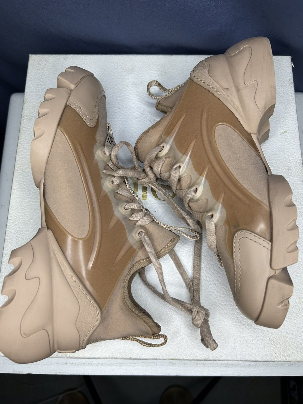 Dior Christian Dior D-Connect Nude Women's Size 36 EU / 6 US Size US 6 / IT 36 - 6 Thumbnail