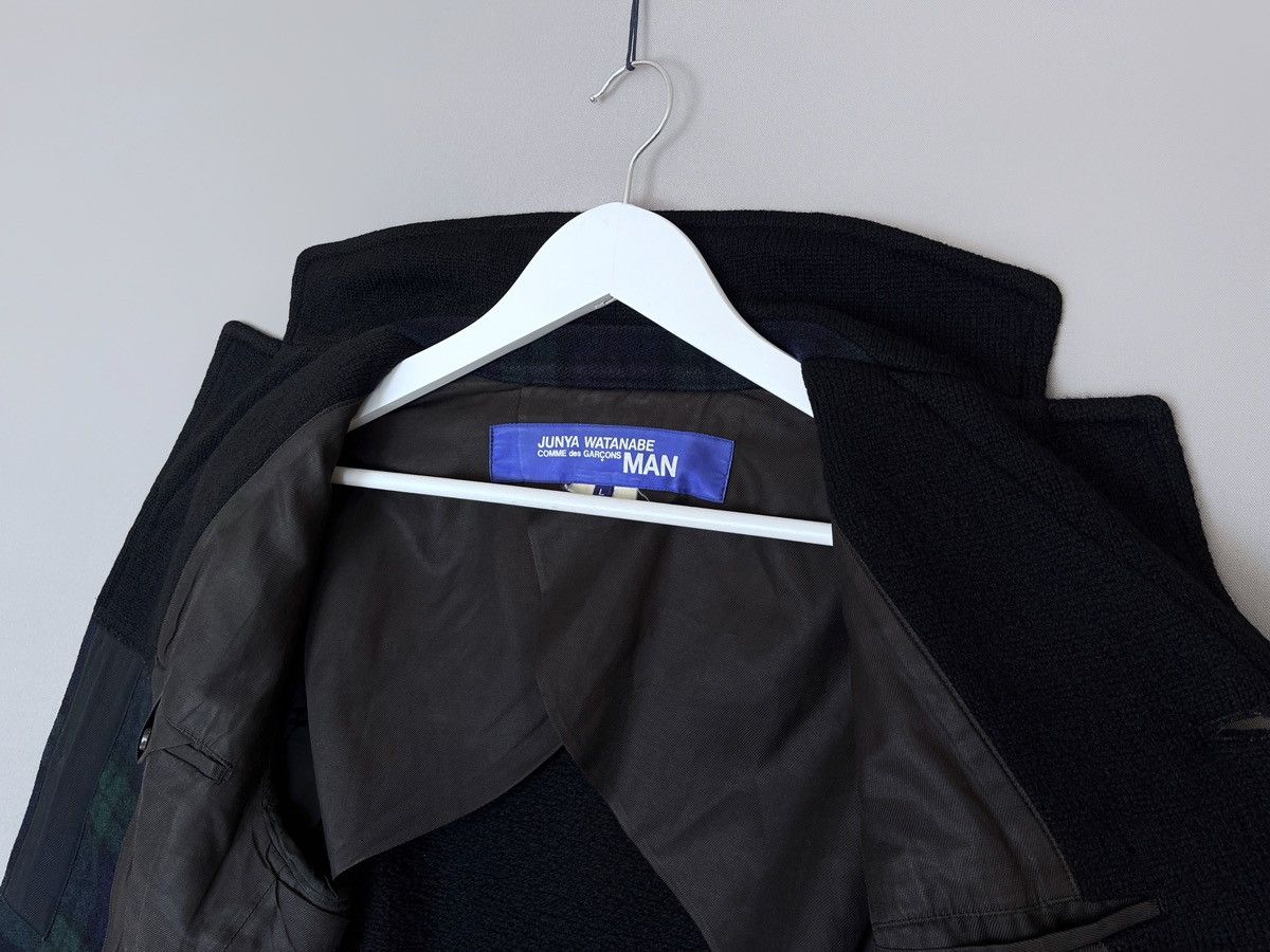 Comme des Garcons × Comme des Garcons Homme Plus × Junya Watanabe 🔥RUNWAY 2011 JUNYA WATANABE WOOL PANELED JACKET Size US L / EU 52-54 / 3 - 15 Thumbnail