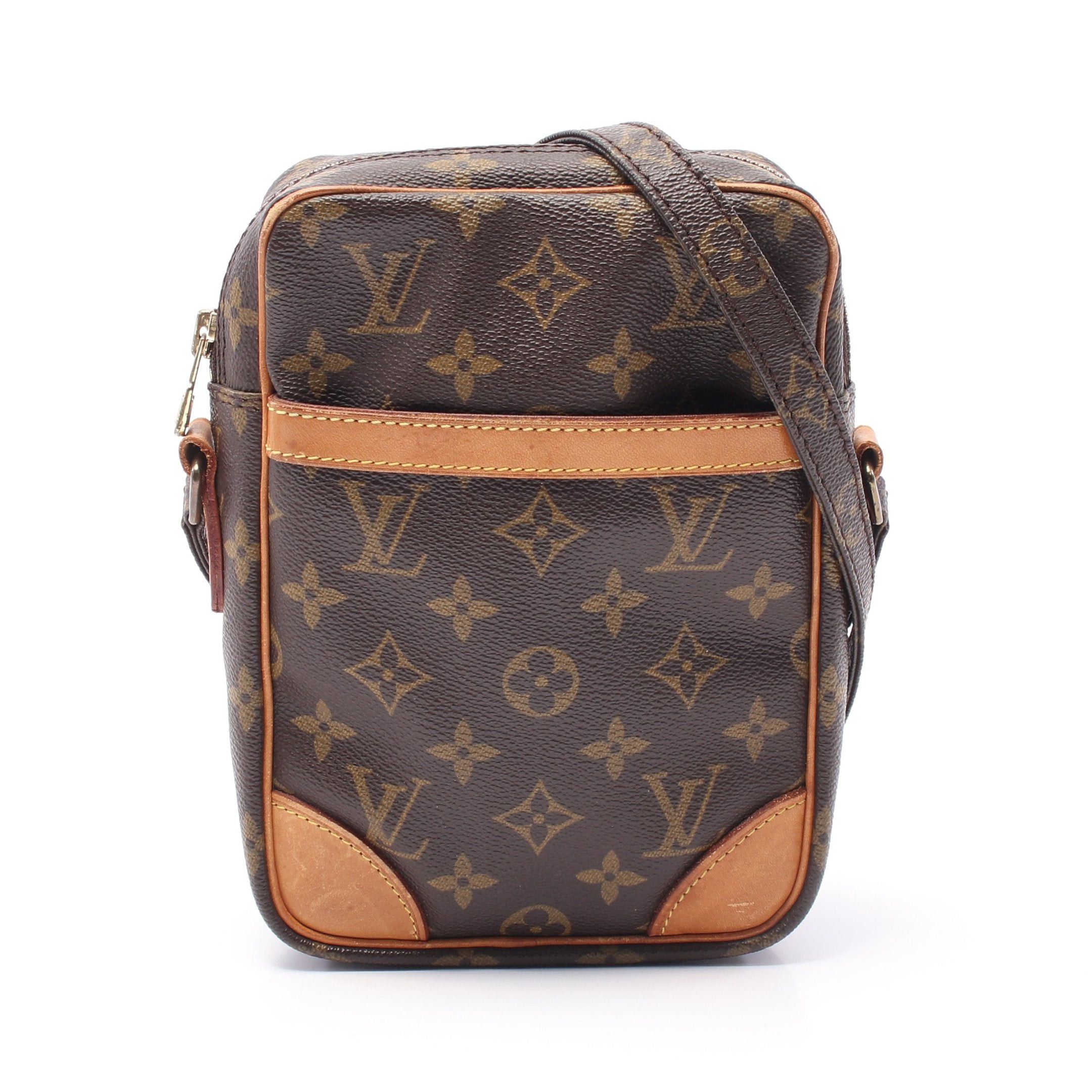 Louis Vuitton Louis Vuitton Danube Monogram Shoulder Bag Leather Brown Size ONE SIZE - 1 Thumbnail