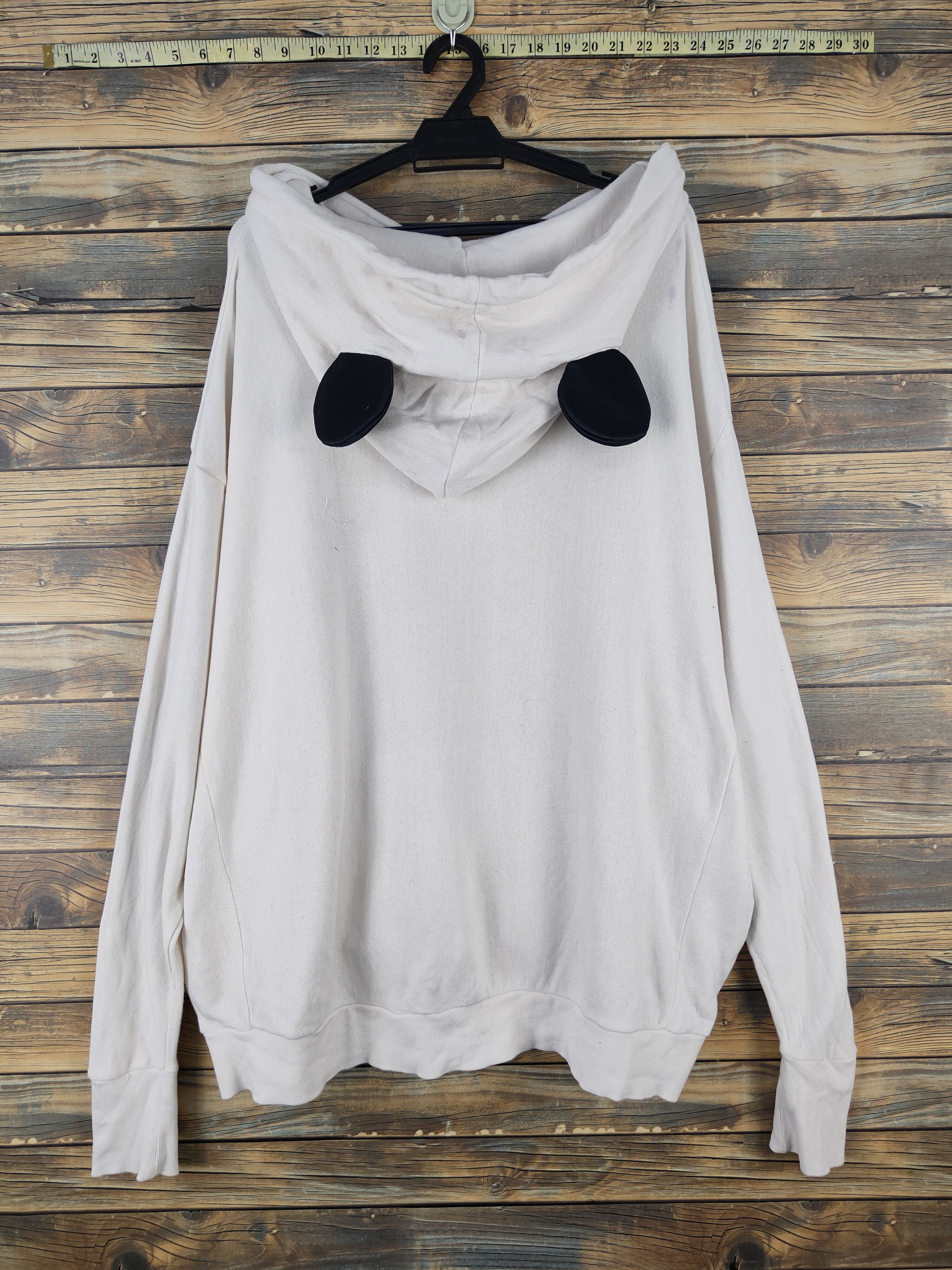 Japanese Brand DL Glad News skull Mickey Horror baggie hoodie ear #W2104 Size US XL / EU 56 / 4 - 8 Thumbnail