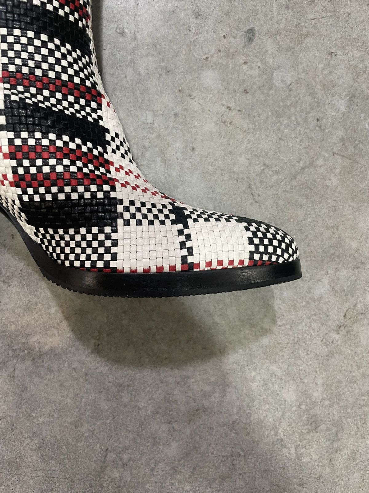 Helmut Lang FW24 Sample Helmut Lang Plaid Knee-High Boots Size US 12 / IT 42 - 4 Thumbnail