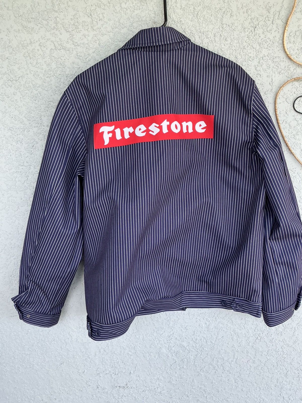 Other Firestone Striped Logo Jacket LG Size US L / EU 52-54 / 3 - 5 Thumbnail