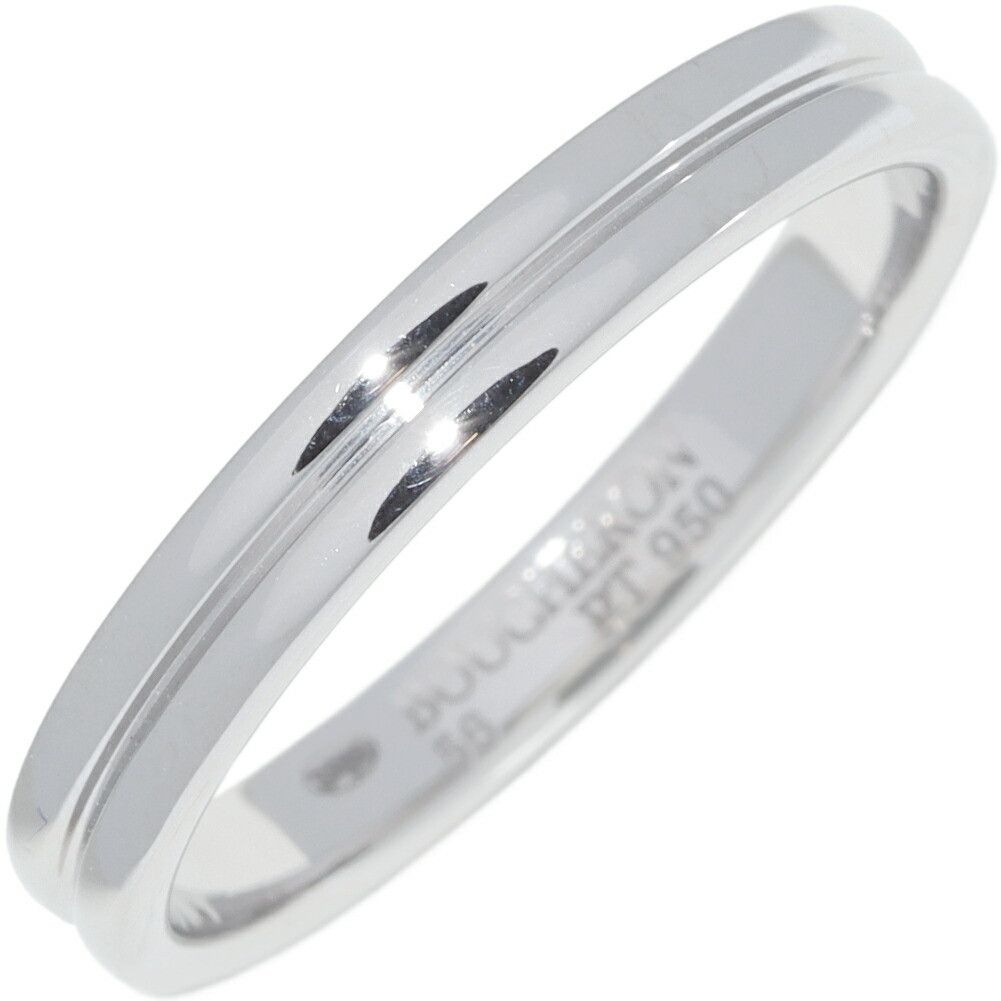 Other Boucheron Boucheron Godron Ring Pt950 Ring Size 15.5 Metal Ring JAL00113 DUTY FREE for USA Size ONE SIZE - 1 Thumbnail