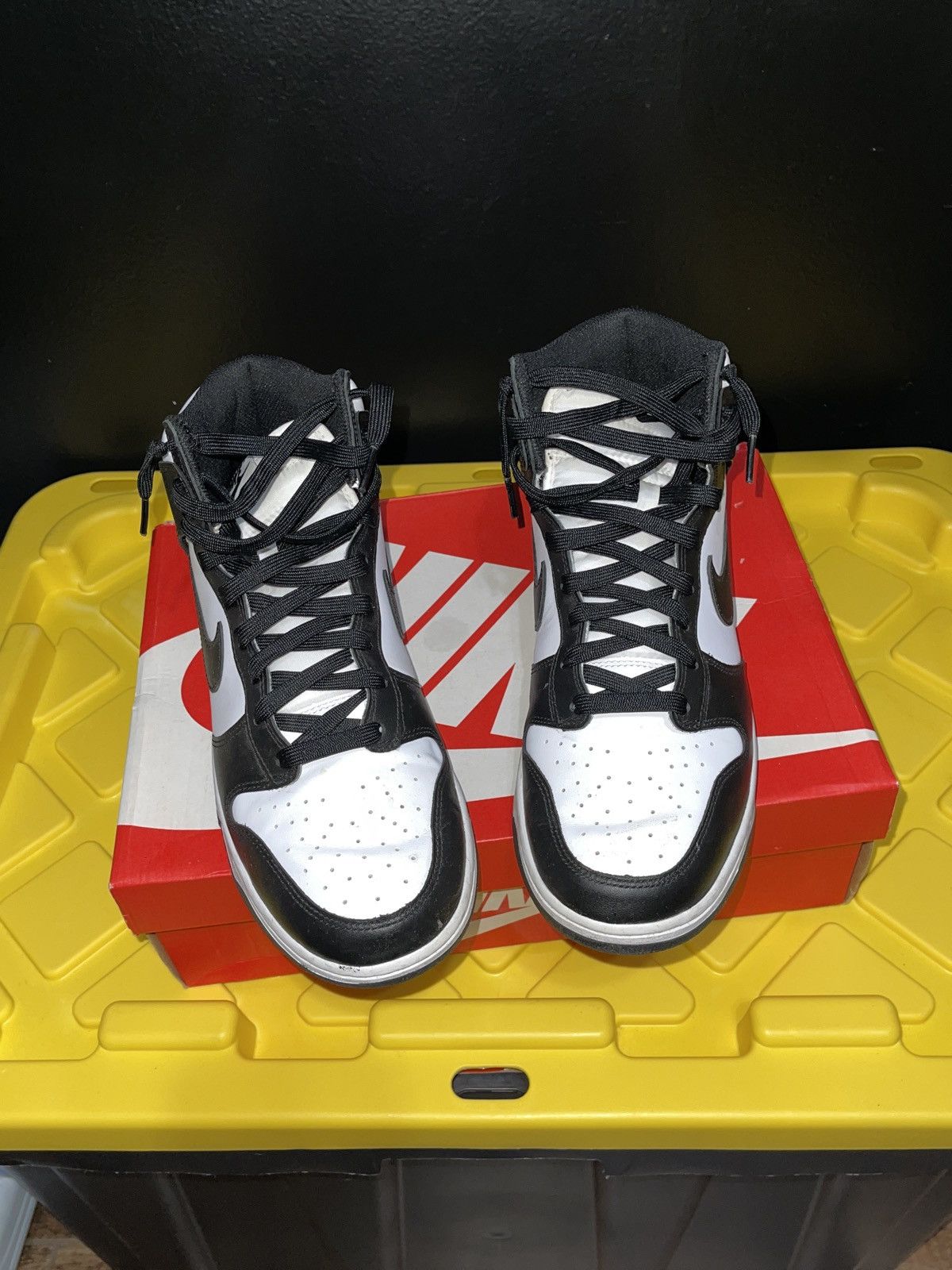Nike Nike Panda Dunks Hi-Top - 10.5 Size US 10.5 / EU 43-44 - 2 Thumbnail