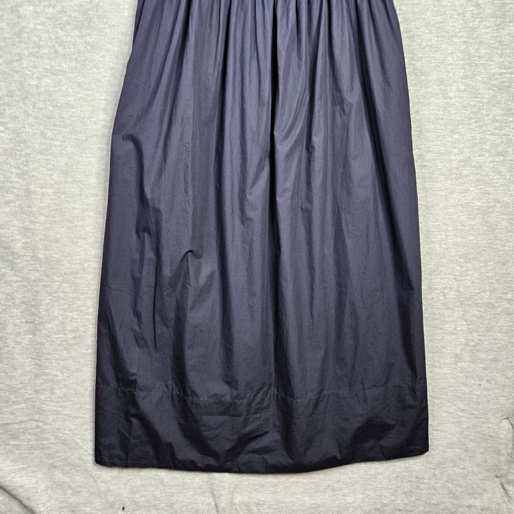 Quince Quince Women's Navy Blue Organic Cotton Sleeveless Maxi Dress S NEW Size S / US 4 / IT 40 - 3 Thumbnail