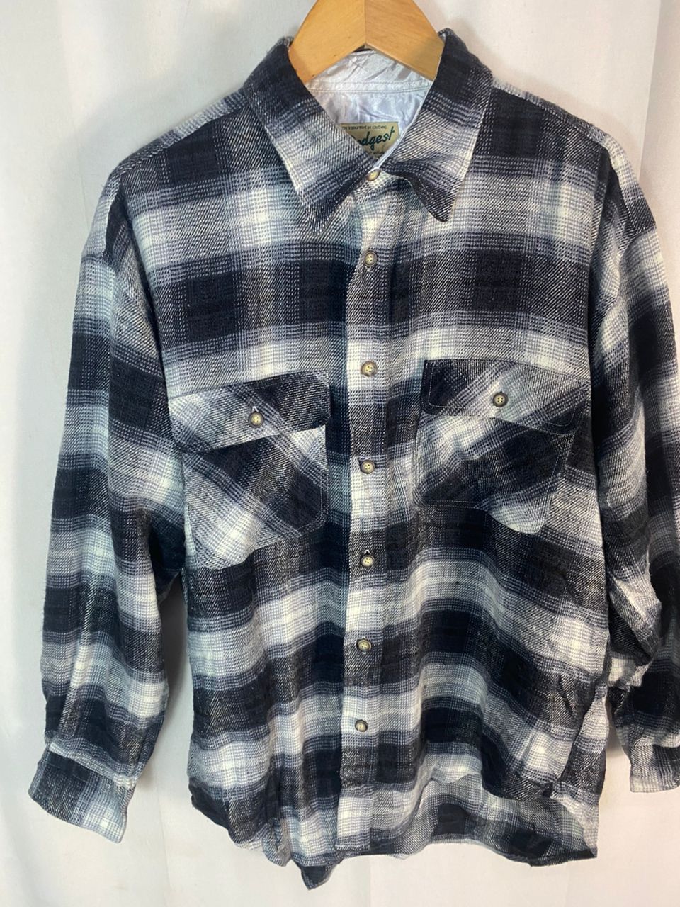 Flannel × Vintage Vintage dodgest wool button up flannel shirt Size US L / EU 52-54 / 3 - 2 Thumbnail
