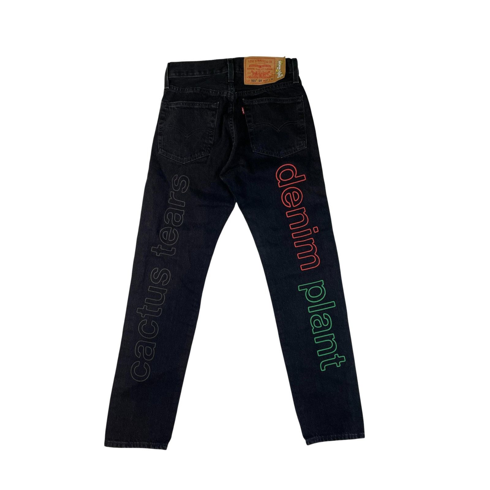 DENIM TEARS Denim Tears 'CPFM Black Flag' Jeans Size US 27 - 2 Thumbnail