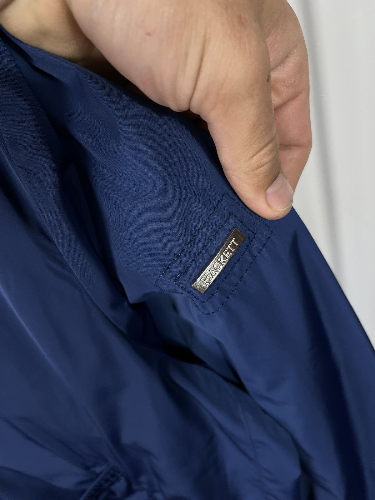Hackett Hackett London Blue Bomber Jacket XL Men’s Nylon Retro Style Size US XL / EU 56 / 4 - 5 Thumbnail